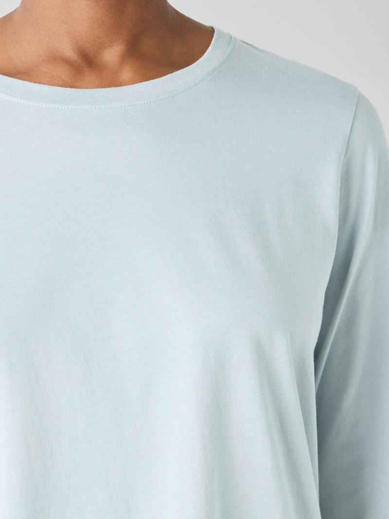 Organic Pima Cotton Jersey Long-Sleeve Tee 5