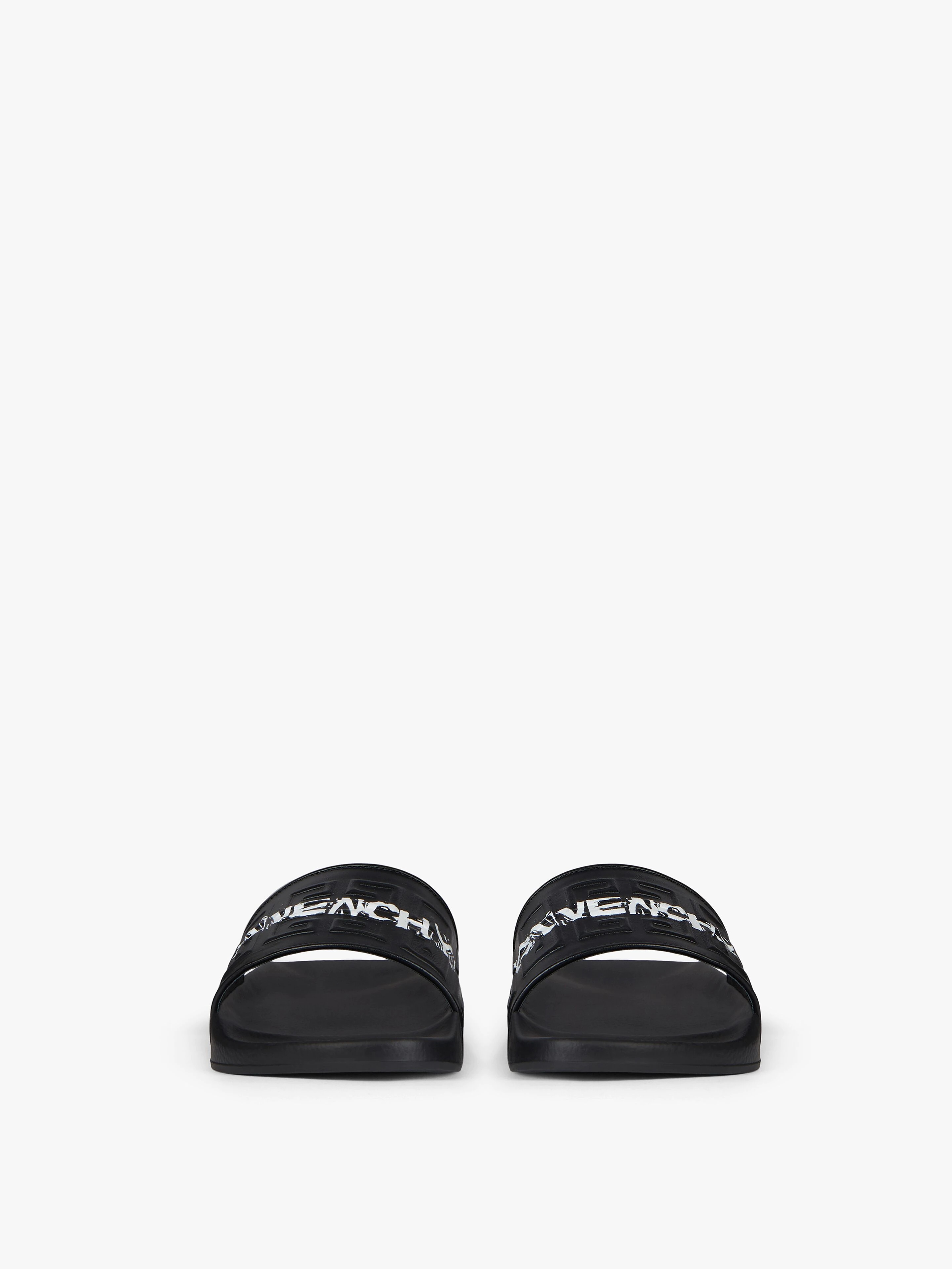 GIVENCHY FLAT SANDALS IN 4G LEATHER - 2