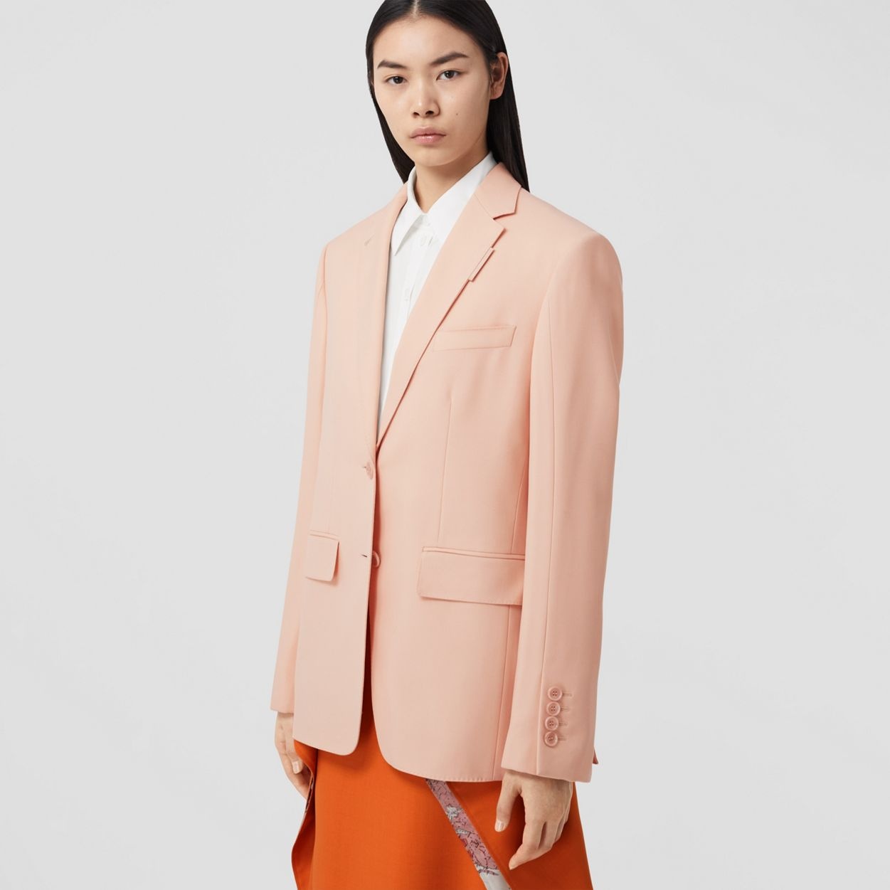 Wool Oversized Tailored Jacket - 6