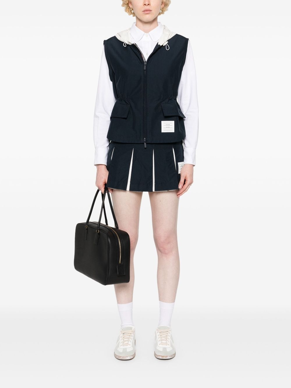 ripstop hooded gilet - 2