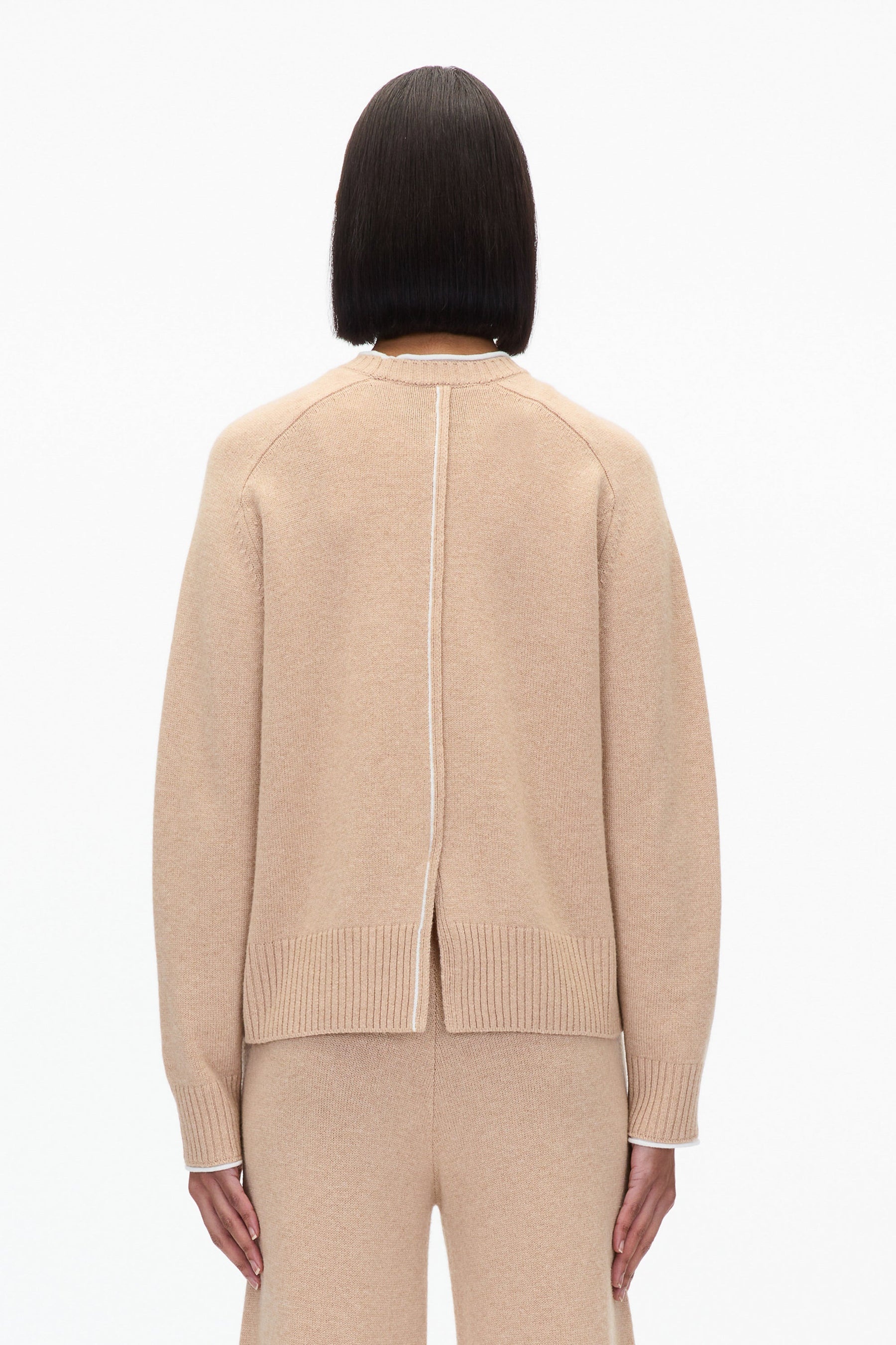 Relaxed Crewneck with Contrast Trims - 4