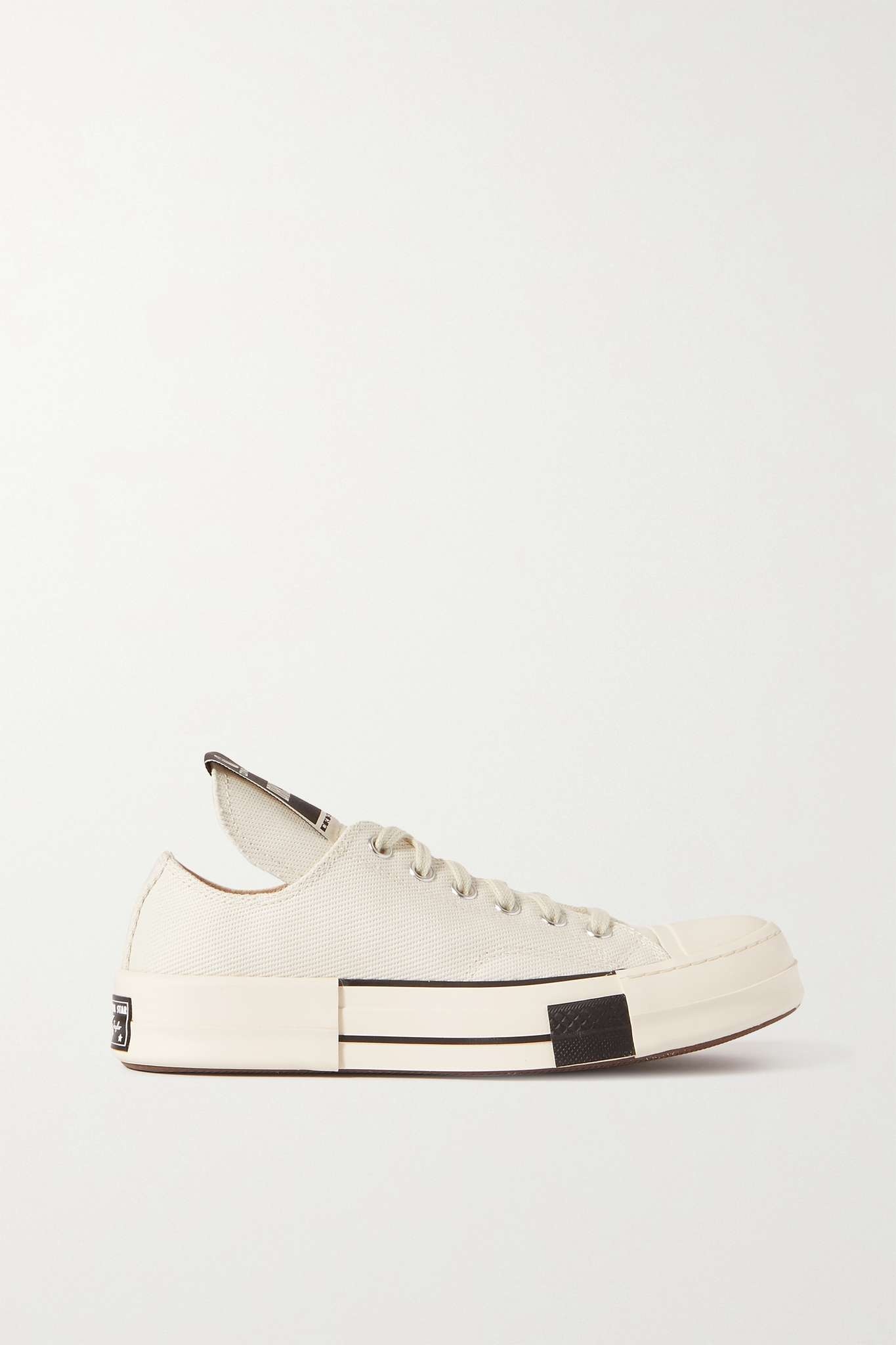 + Converse + DRKSHDW DRKSTAR OX canvas sneakers - 1