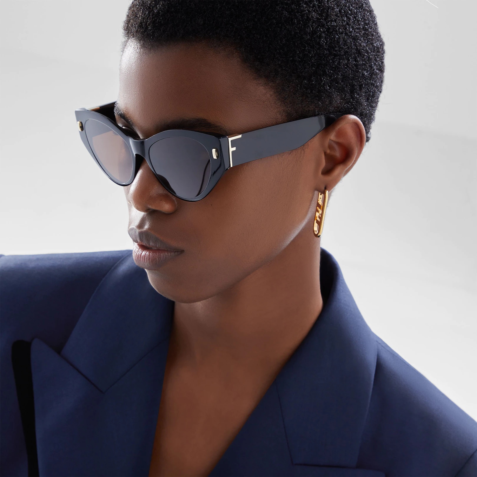 Black acetate sunglasses - 4