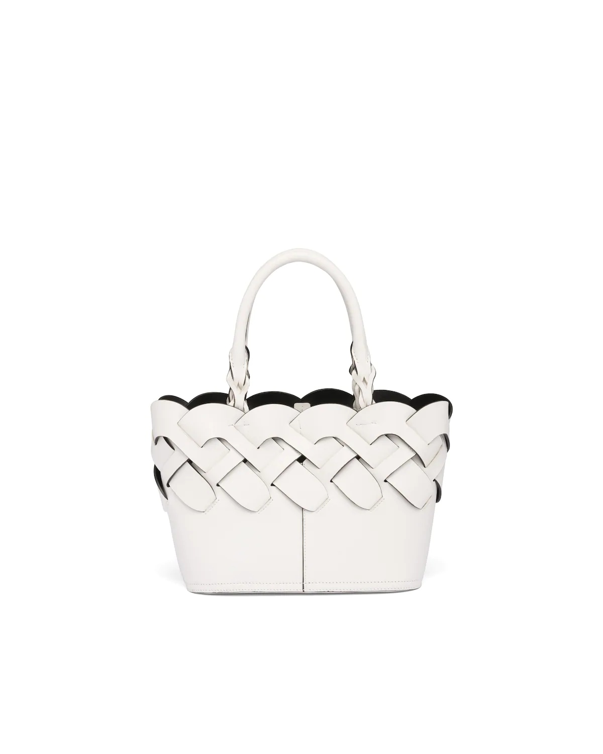 Leather Prada Tress Tote - 4