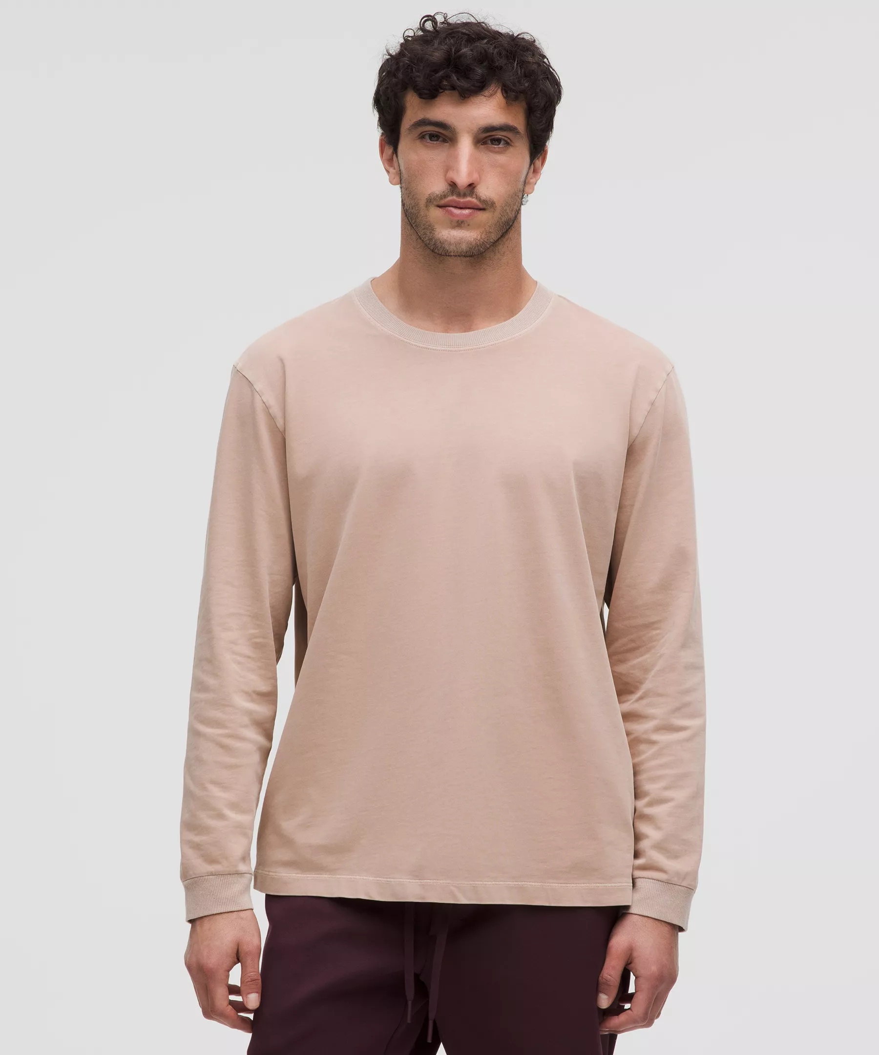 Heavyweight Cotton Jersey Long-Sleeve Shirt *Wash - 1