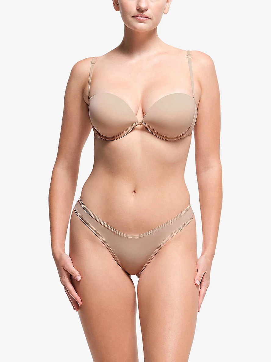 Multiway underwired stretch-woven bra - 2