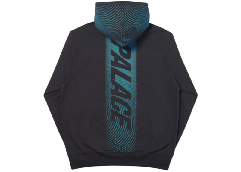 PALACE Palace Laser Lines Hood Black outlook