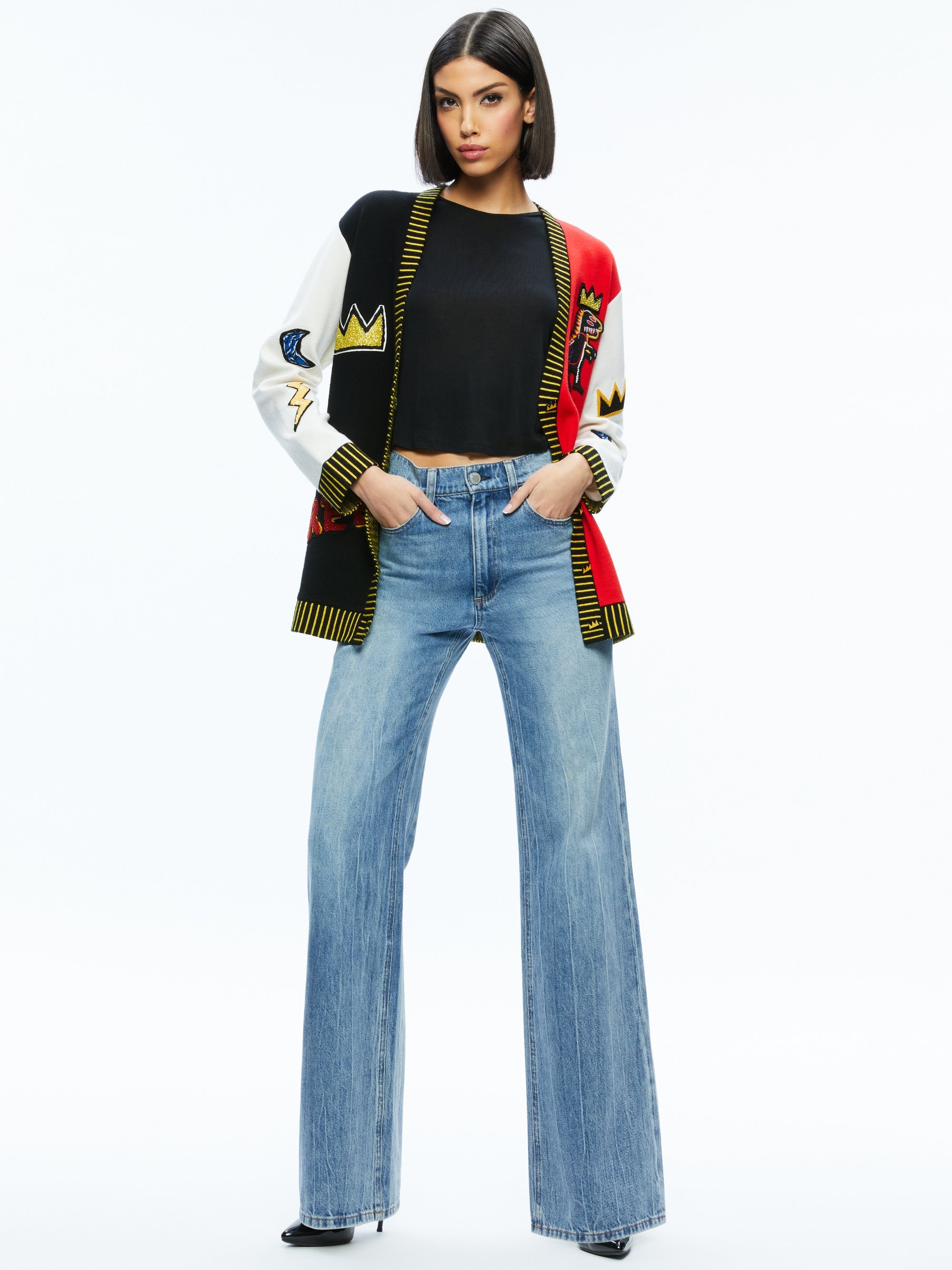 A+O X BASQUIAT BRADFORD CARDIGAN - 5