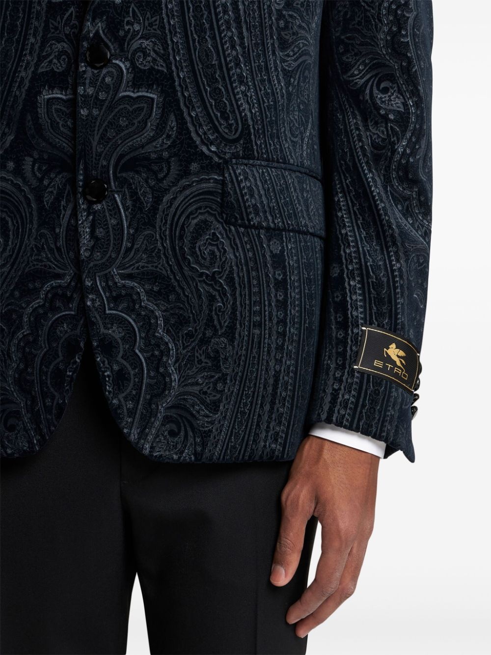 paisley blazer - 4