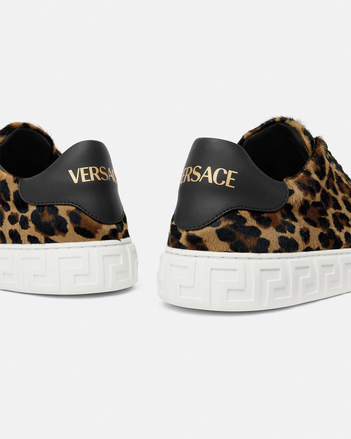 Leopard Greca Sneakers - 6