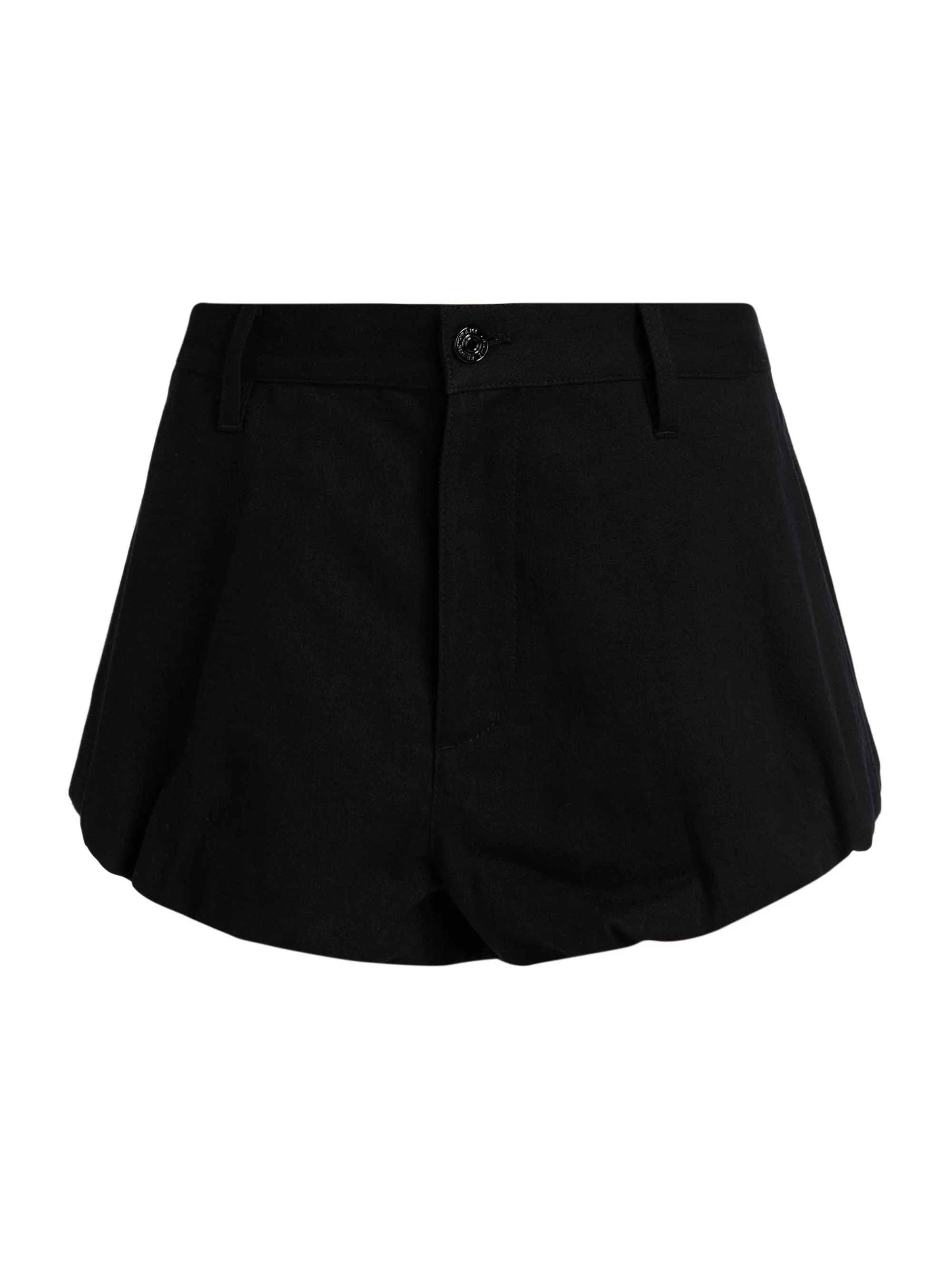 Women's The Shell Cotton Balloon Shorts - Black - 1