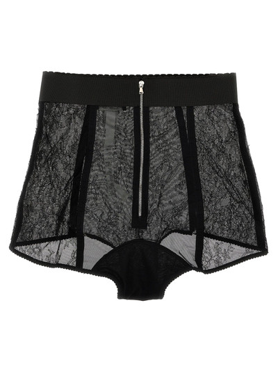 Dolce & Gabbana Lace Culottes Underwear, Body Black outlook