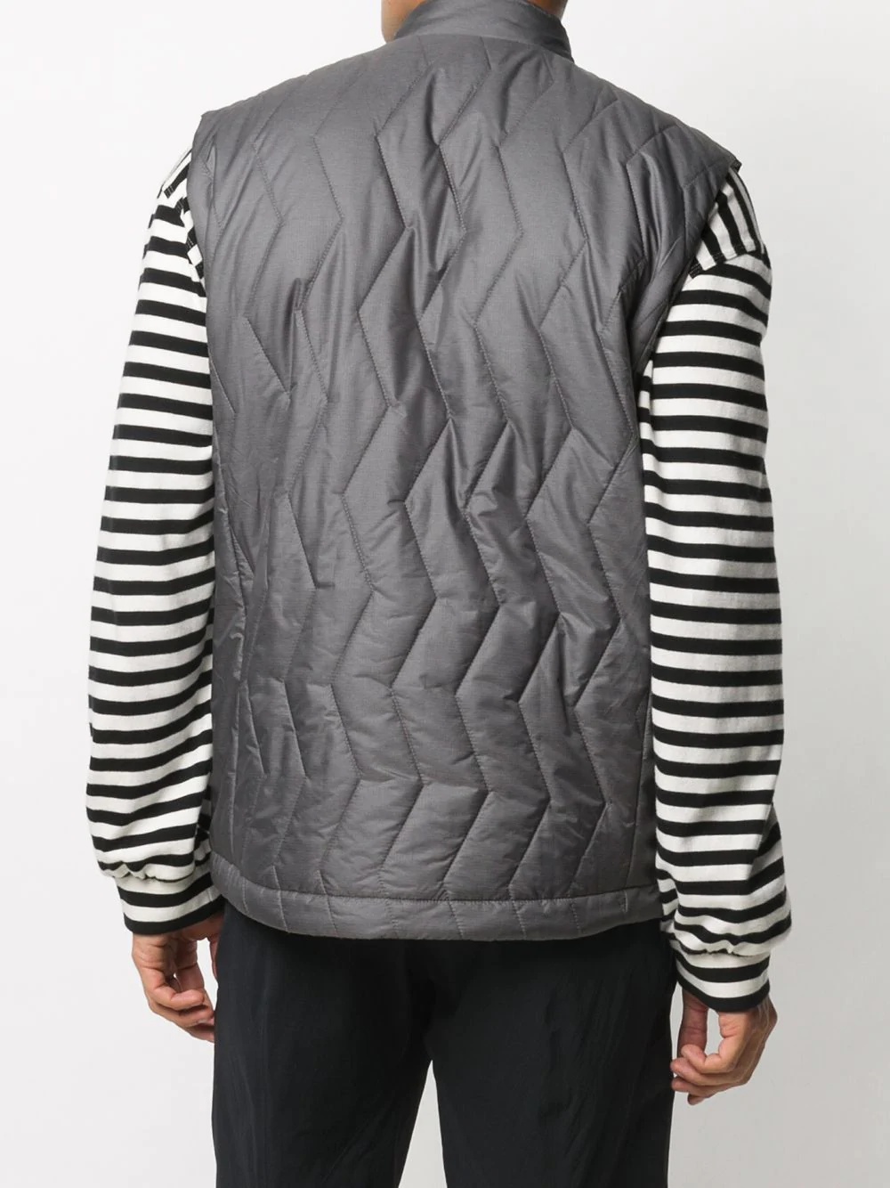 quilted zip-up gilet - 4