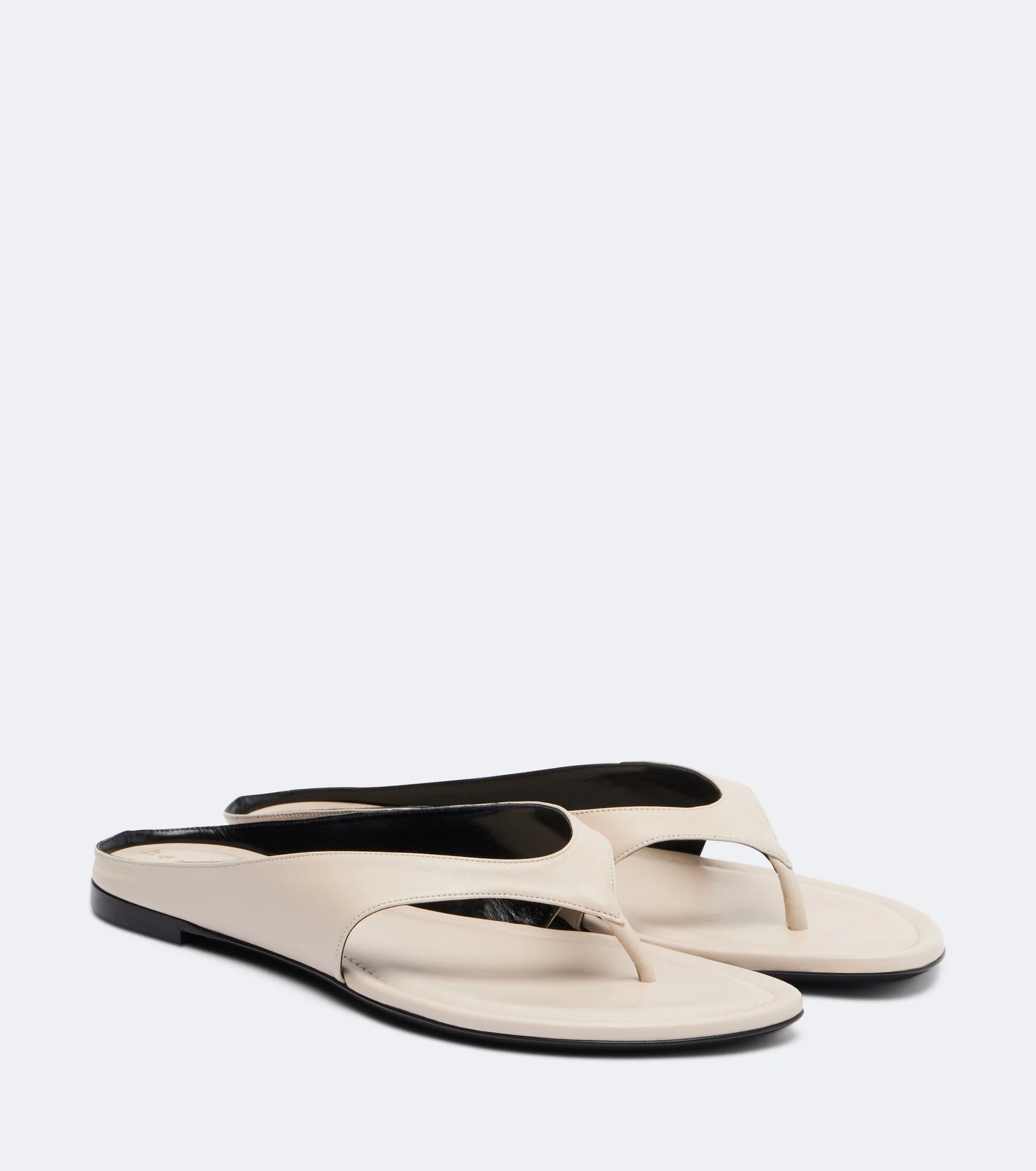 Sunkissed leather thong sandals - 1