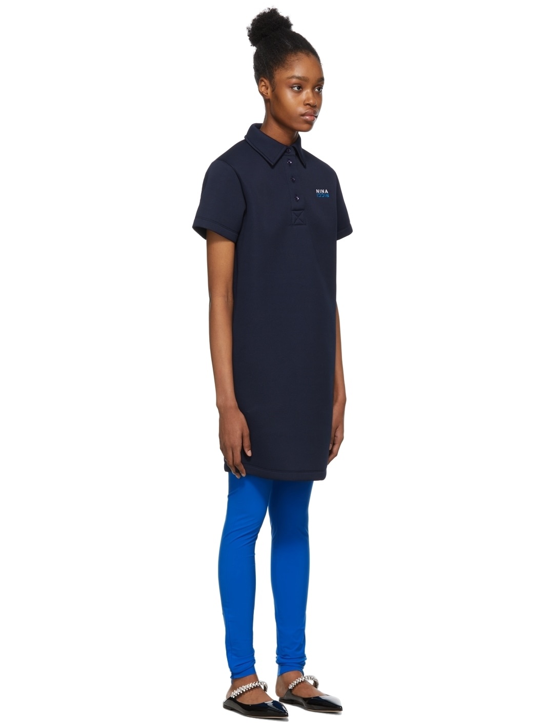 Navy Polo Dress - 2
