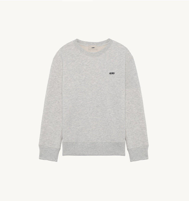 EMBROIDERED AUTRY LOGO CREWNECK SWEATSHIRT MAN 1