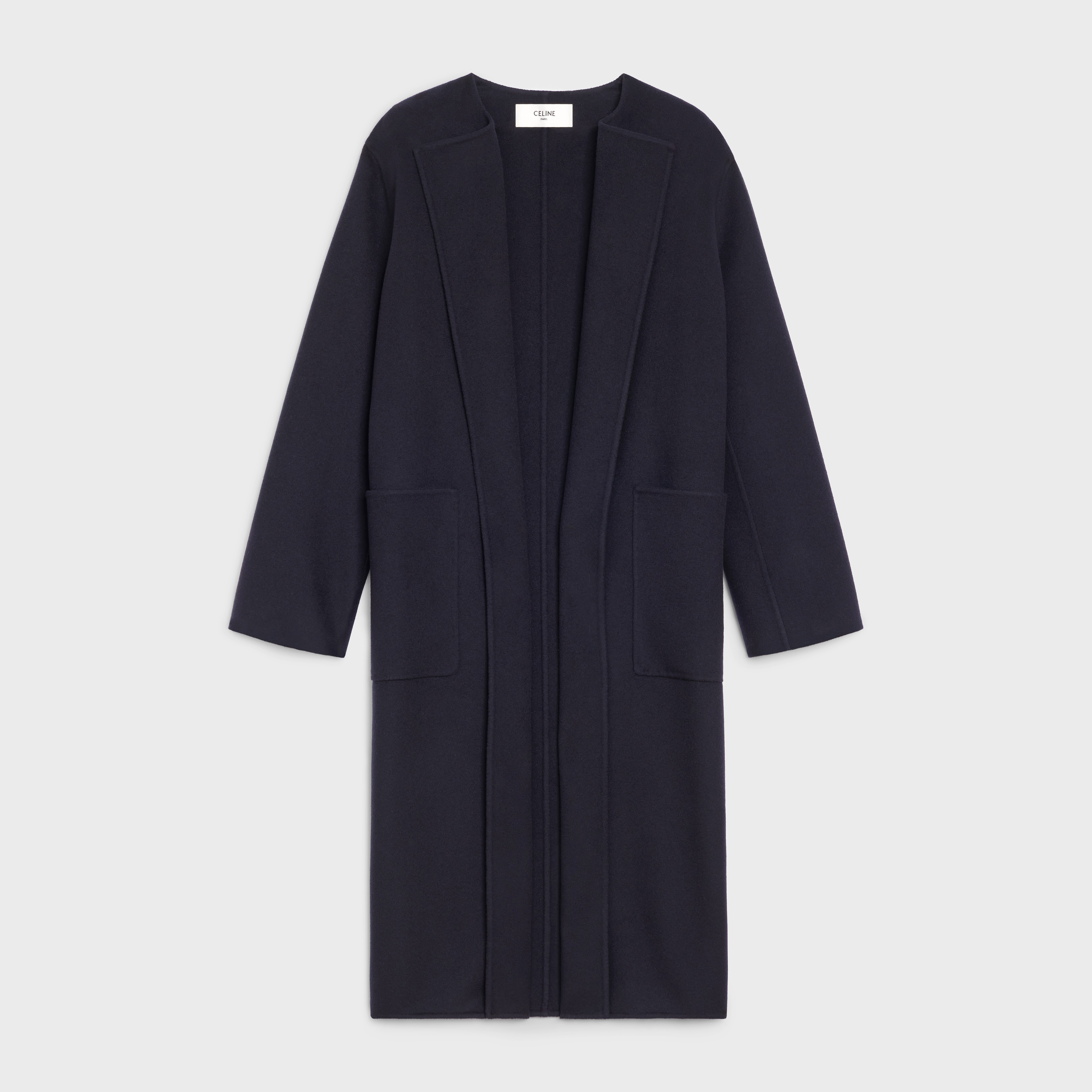 PURE COLLAR COAT IN DOUBLE FACE CASHMERE - 3