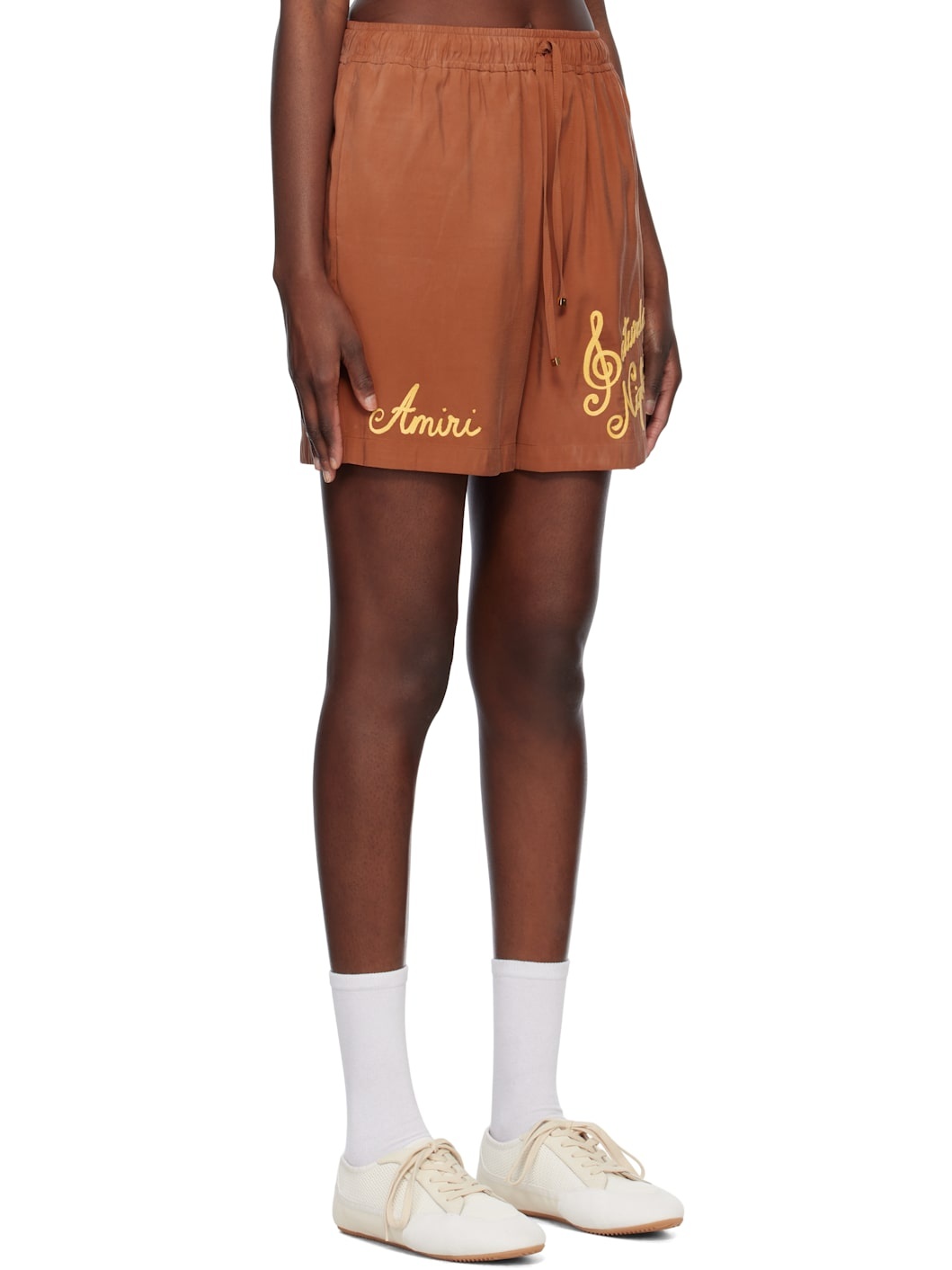Orange Saturday Night Shorts - 2