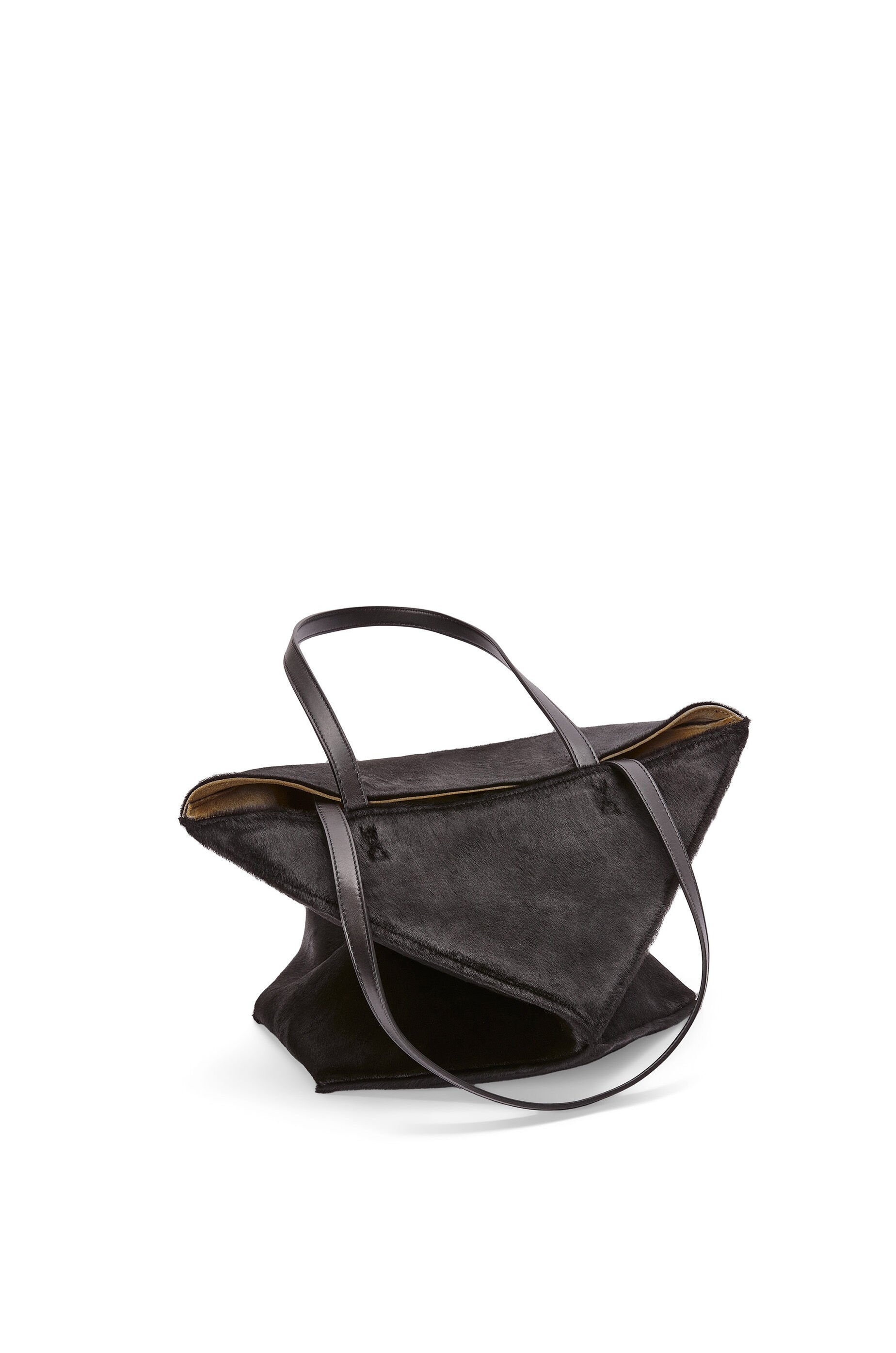 Puzzle Fold Tote in hairy calfskin - 4