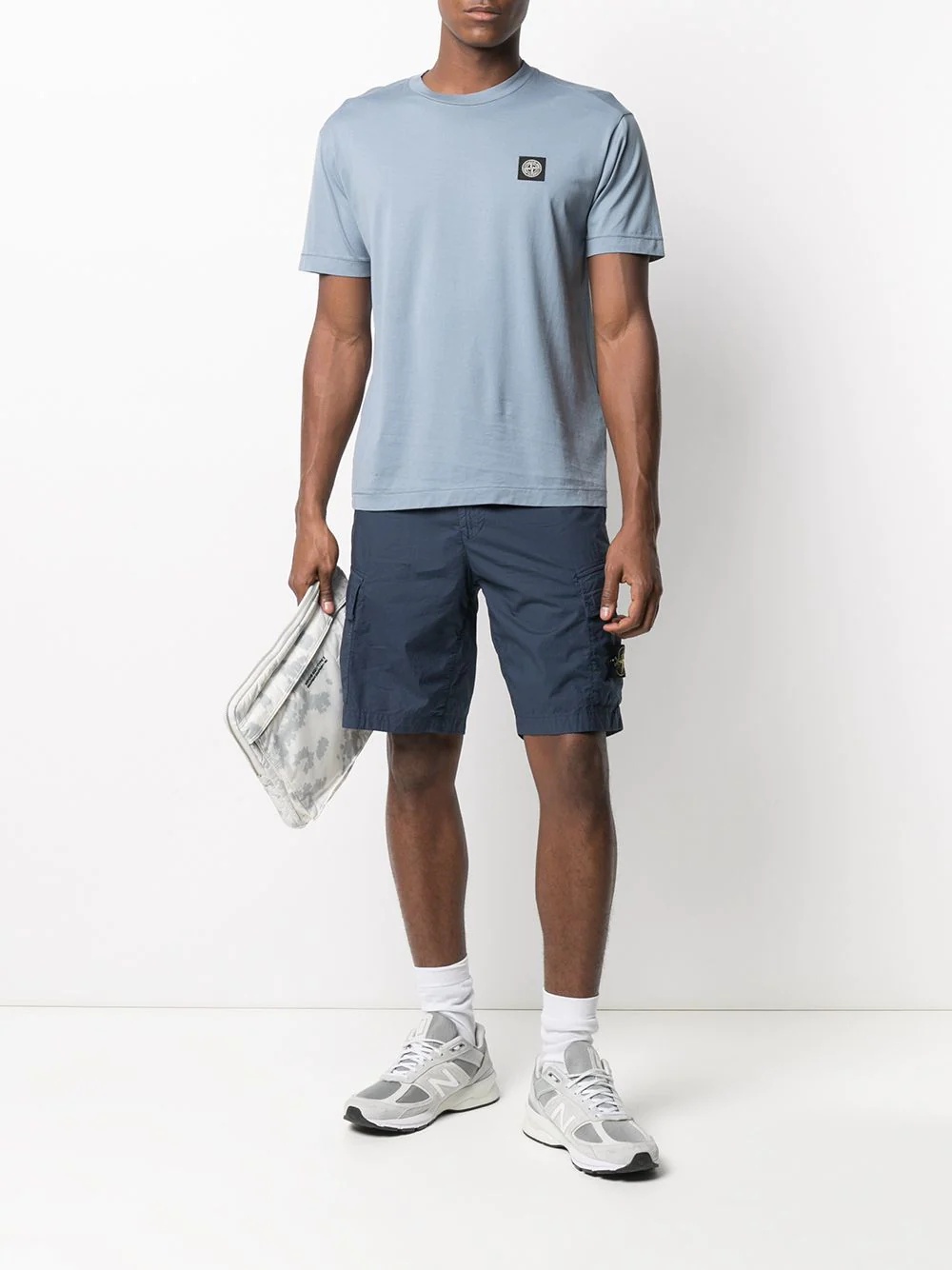 logo cargo shorts - 2