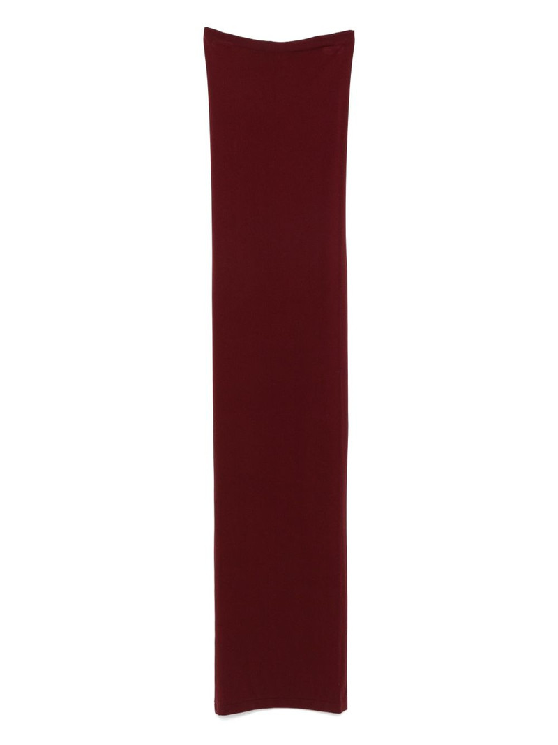 strapless maxi dress 1