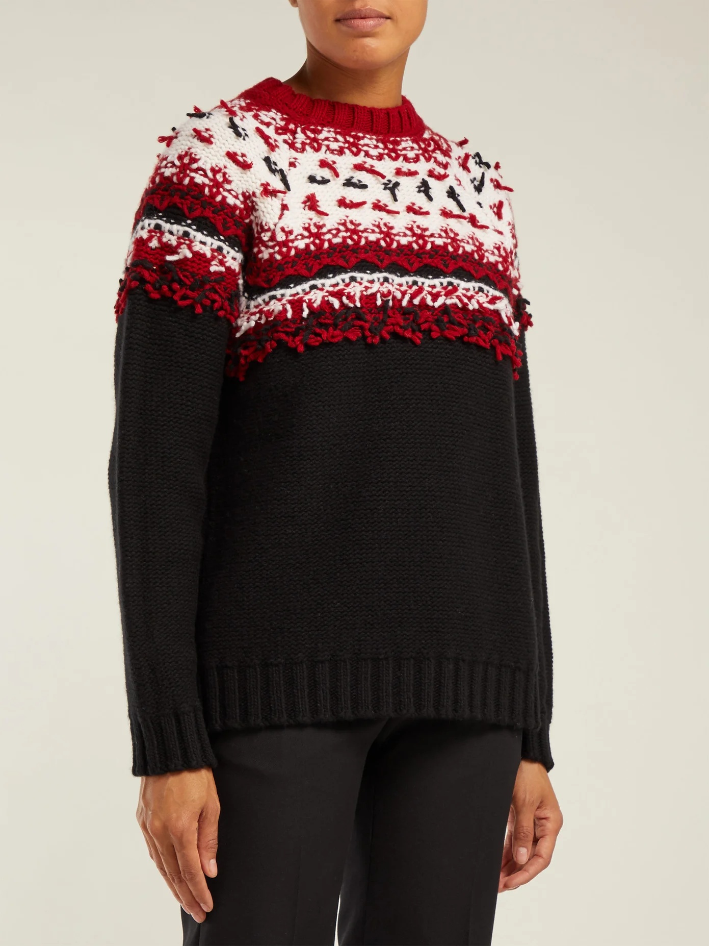 Knitted wool sweater - 4