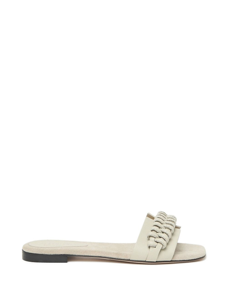 ruched-detail slides 1