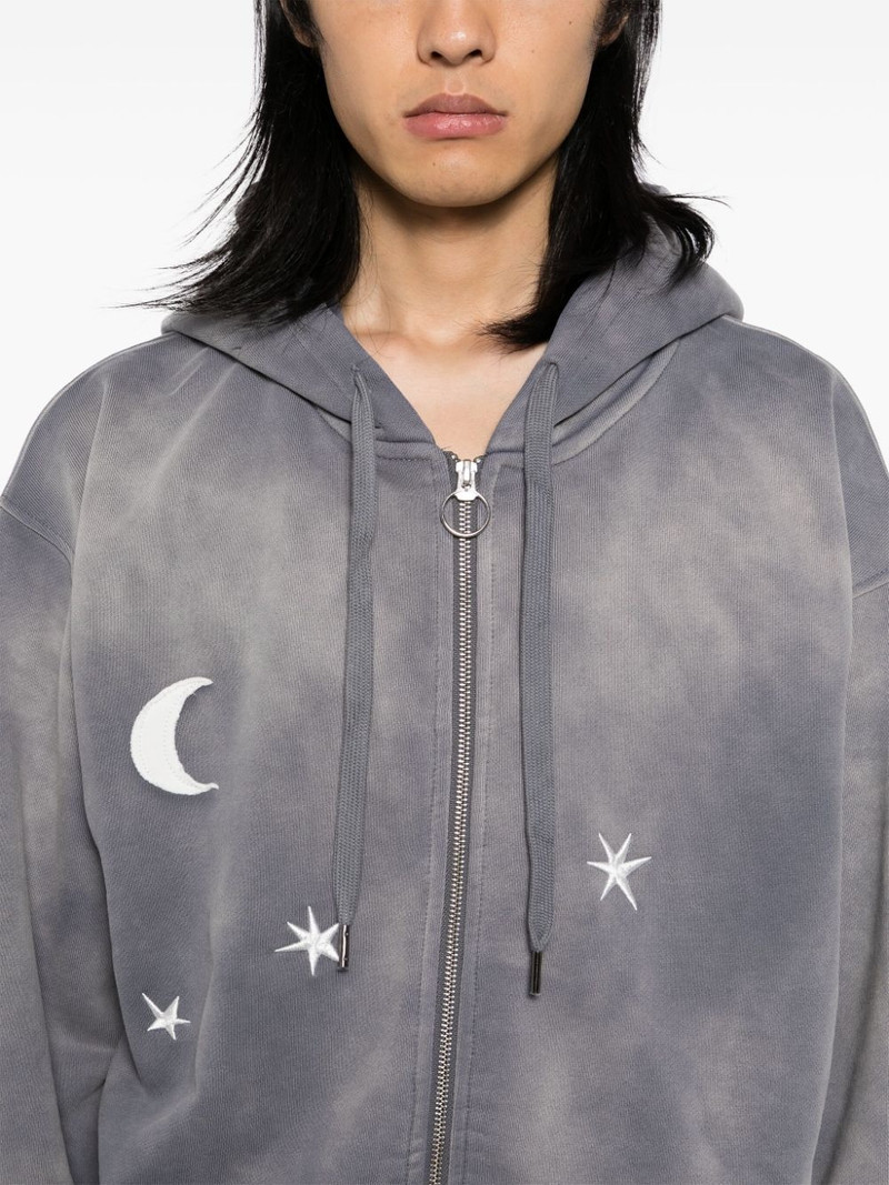 Moon zip-up hoodie 5