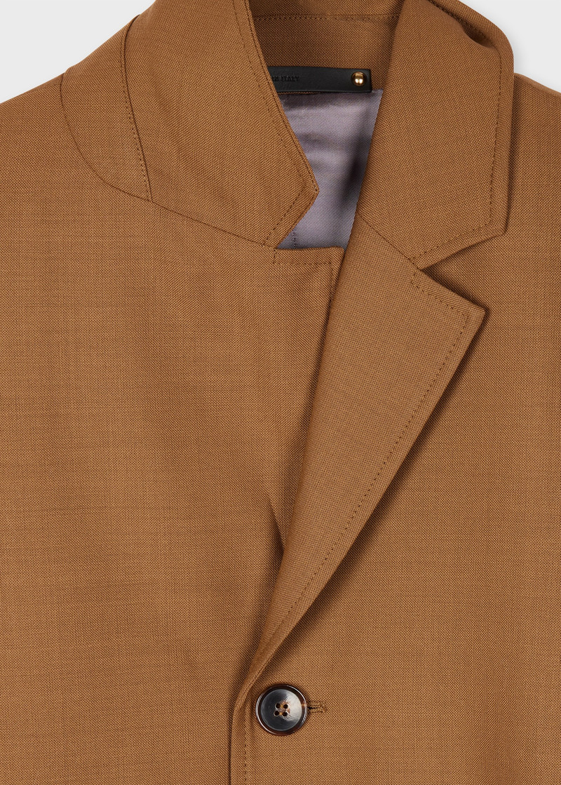 Brown Fresco Wool Blouson Jacket 3