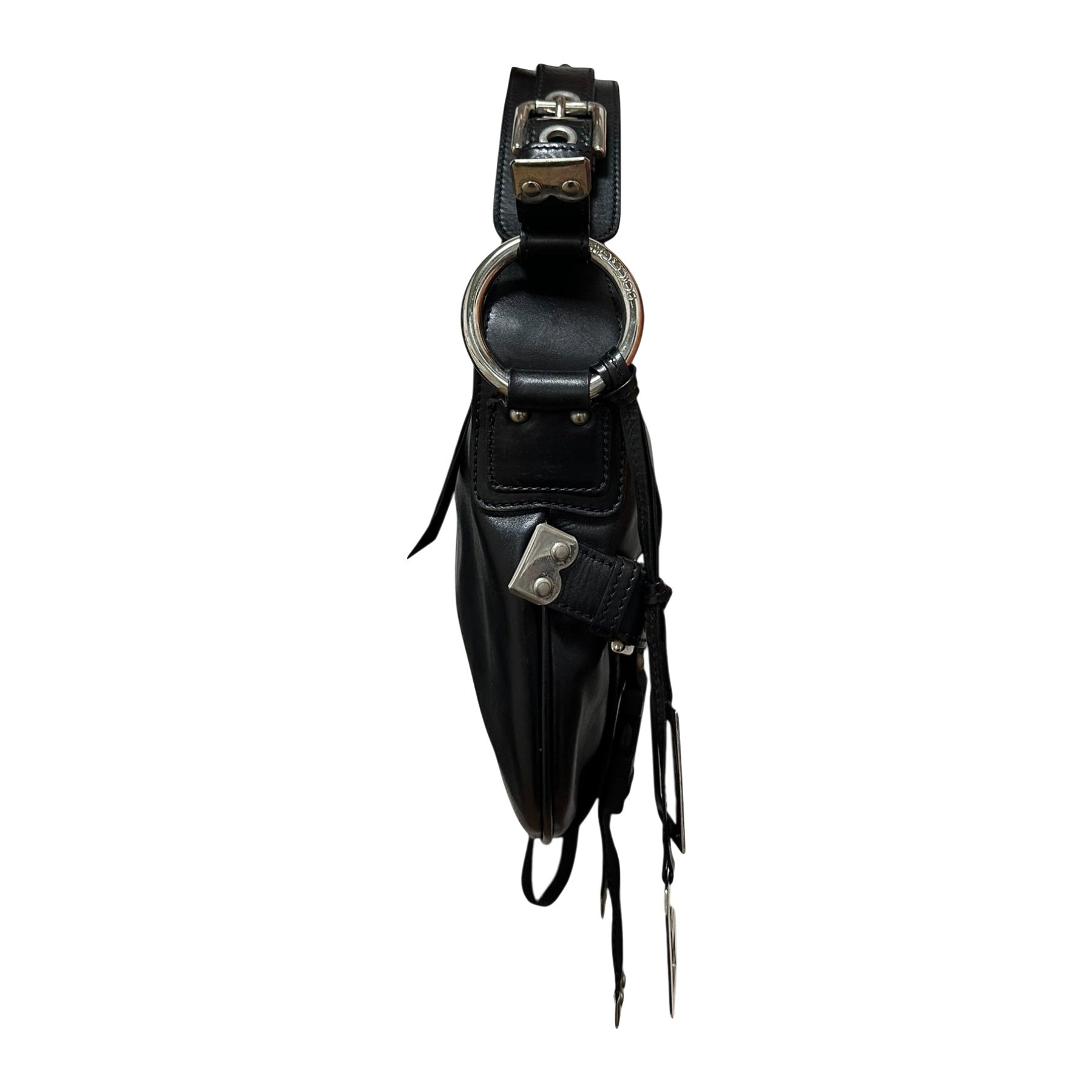 DOLCE&GABBANA Fall Winter 2003 Bondage Leather Shoulder Bag - 3