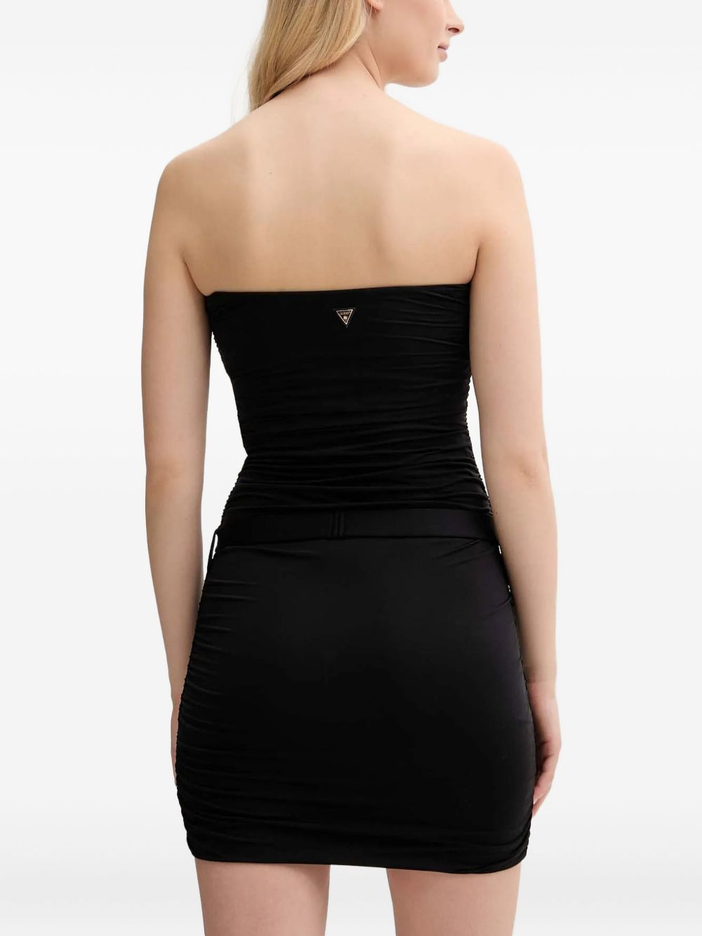 embellished strapless mini dress - 3