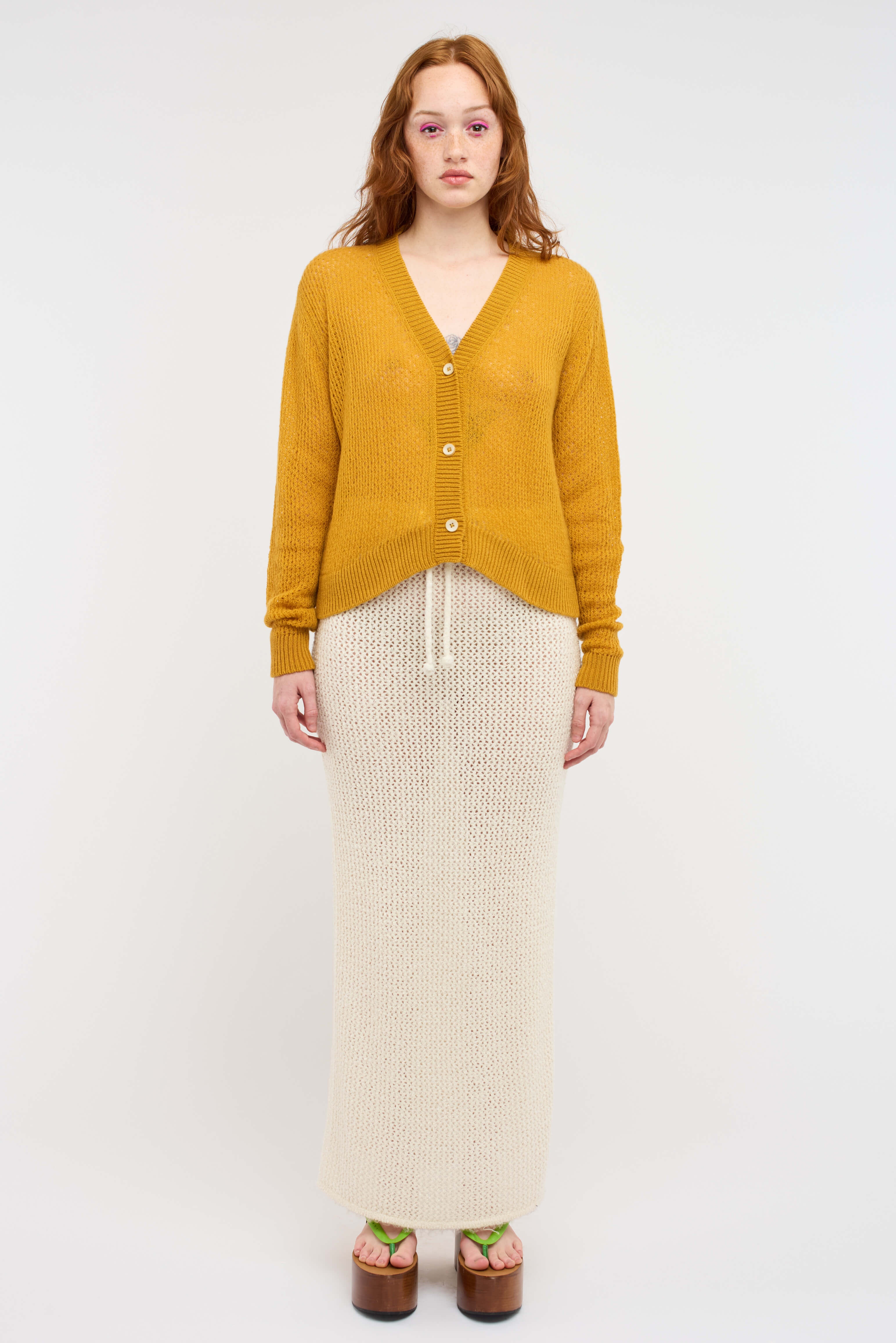 HINGED WOMEN'S BOXY CARDIGAN - 4