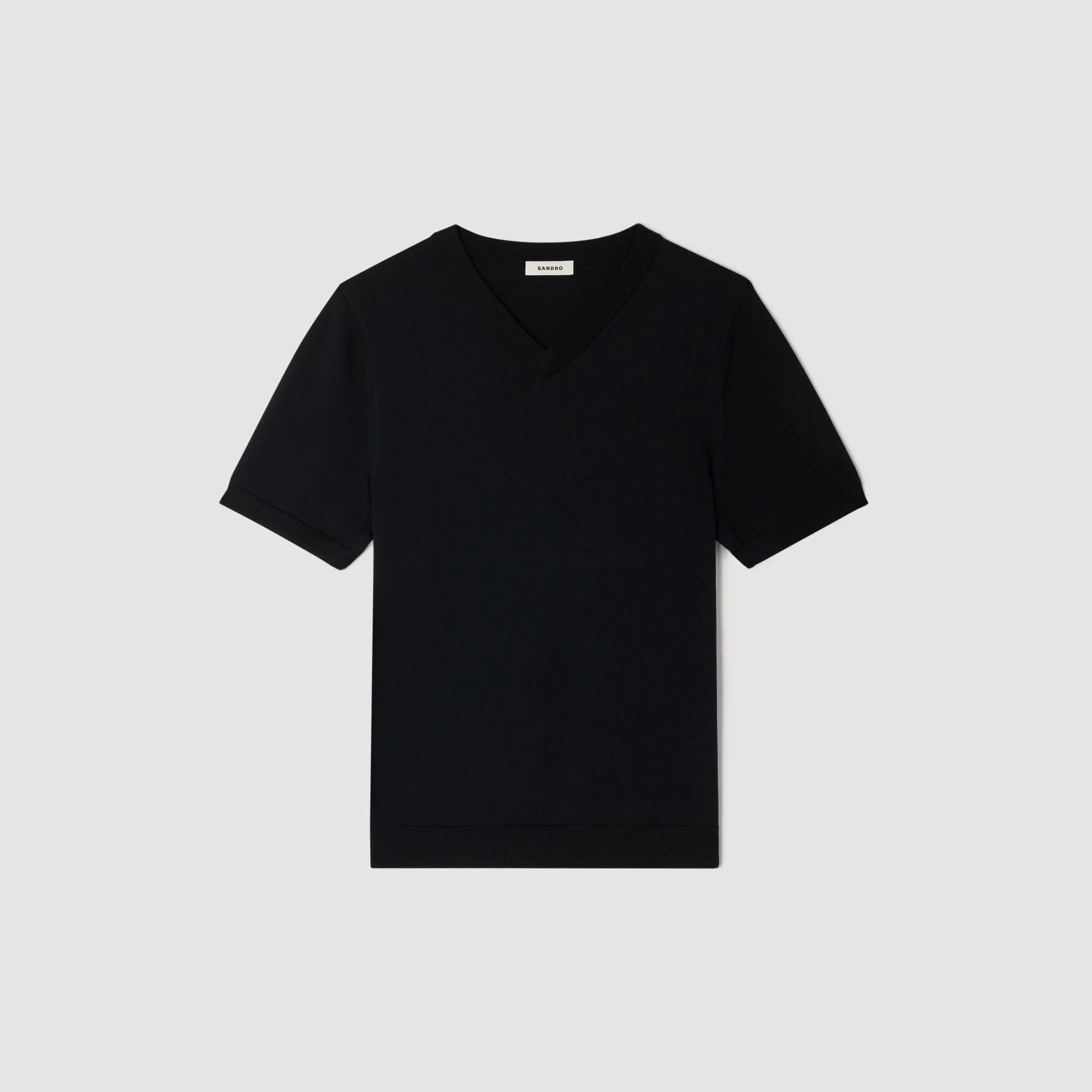 SHORT-SLEEVE V-NECK T-SHIRT - 1