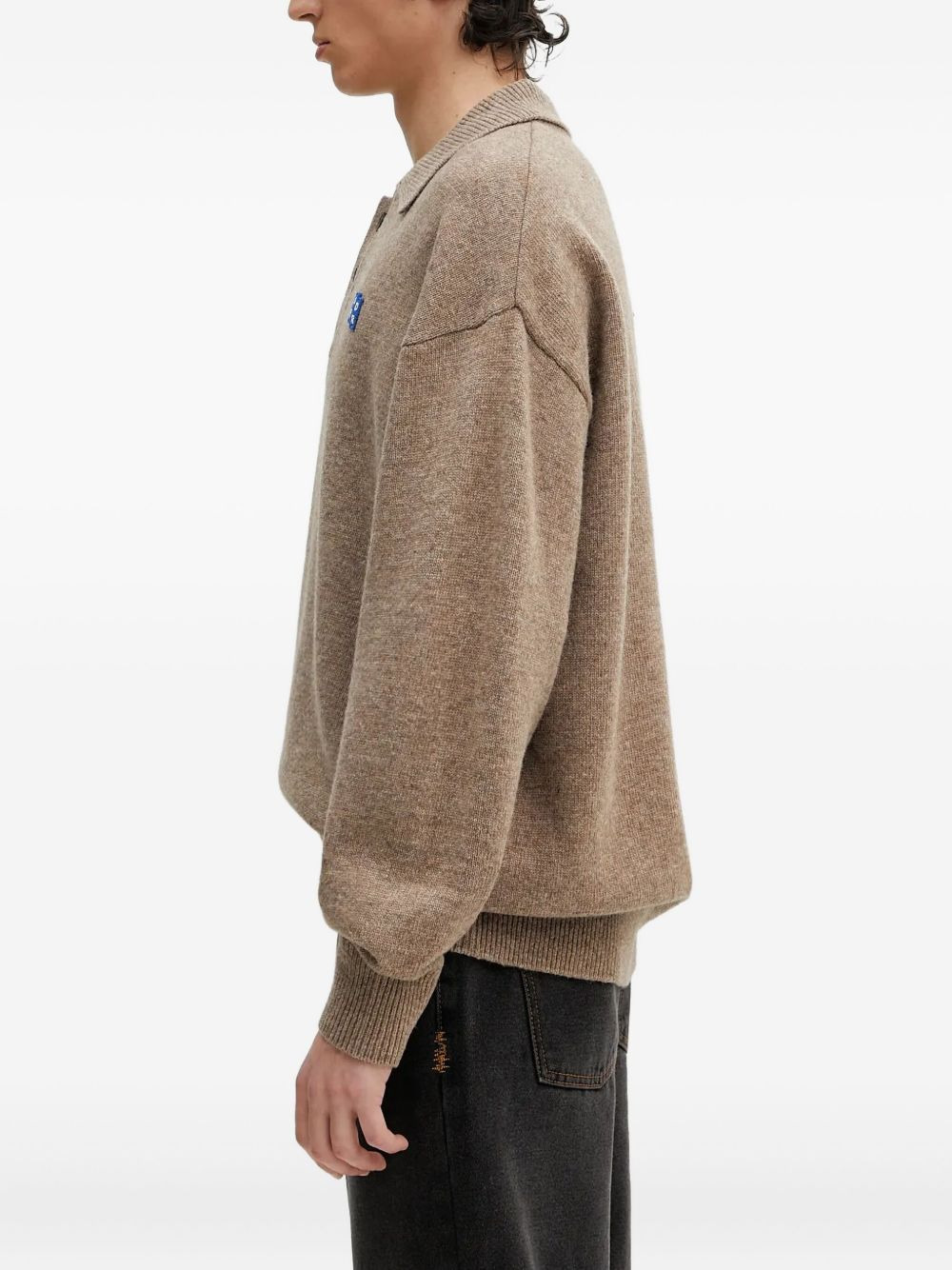 buttoned polo-neck sweater - 2