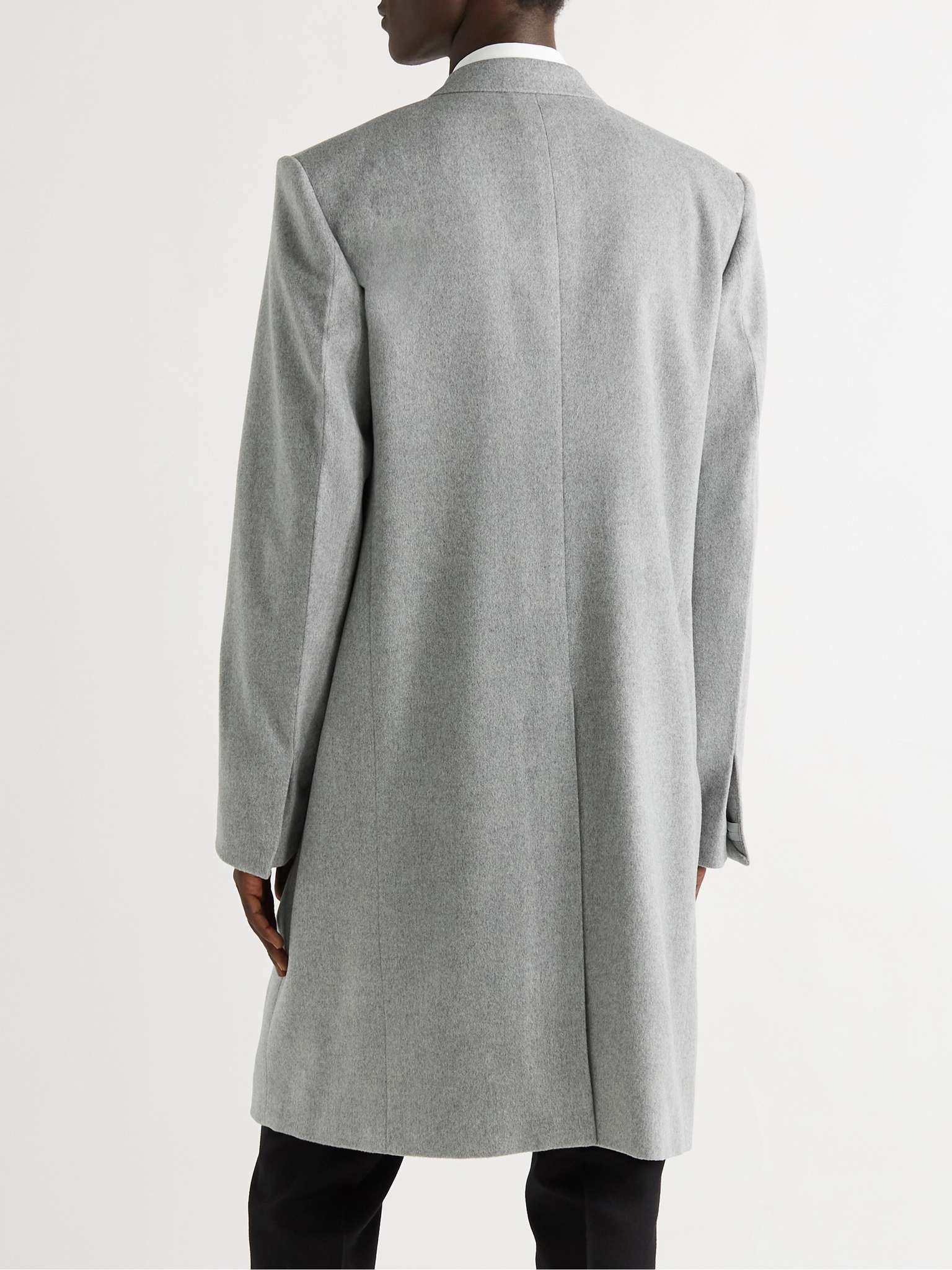 Slim-Fit Wool and Cashmere-Blend Coat - 4