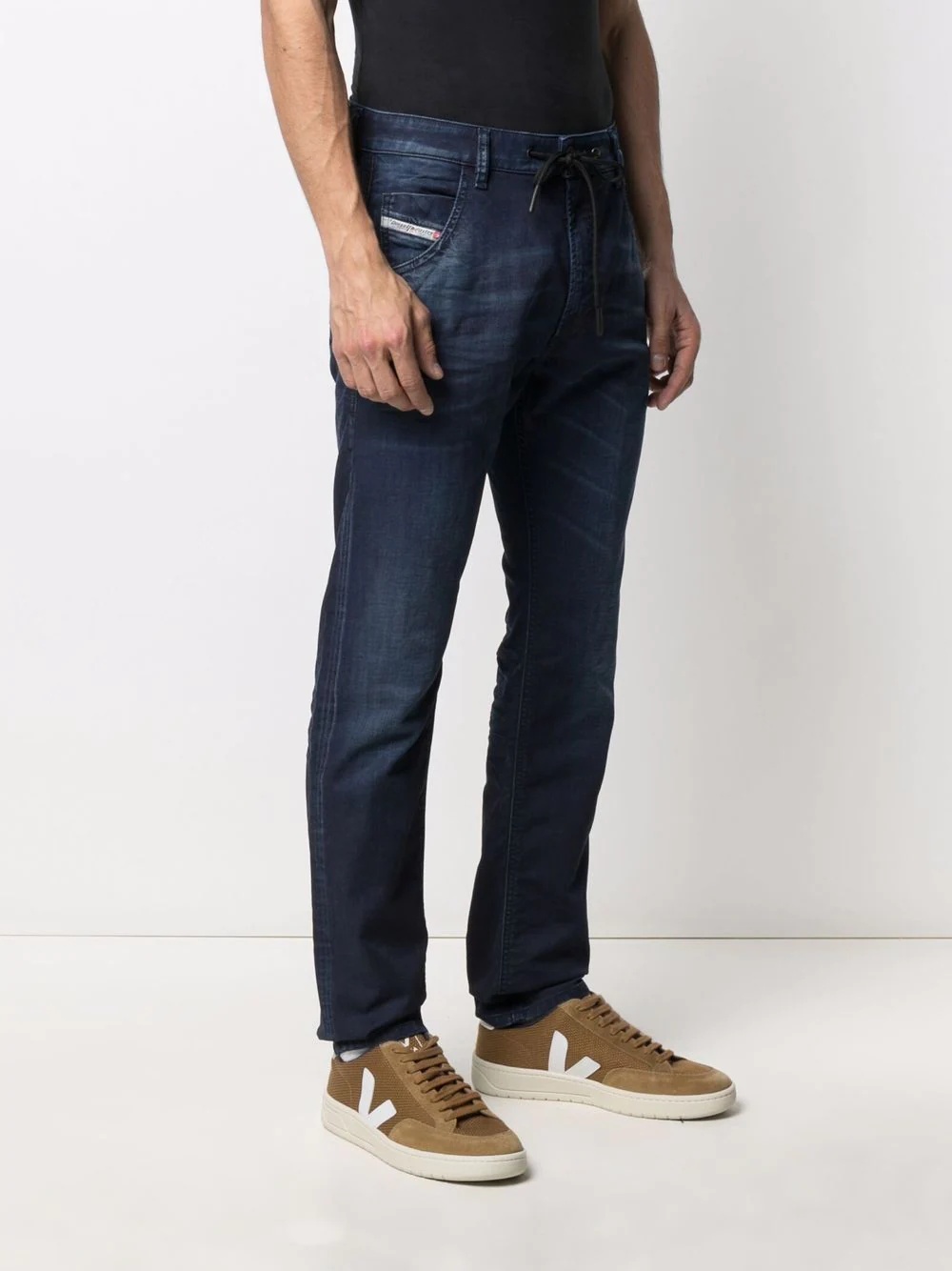 Krooley drawstring tapered jeans - 3