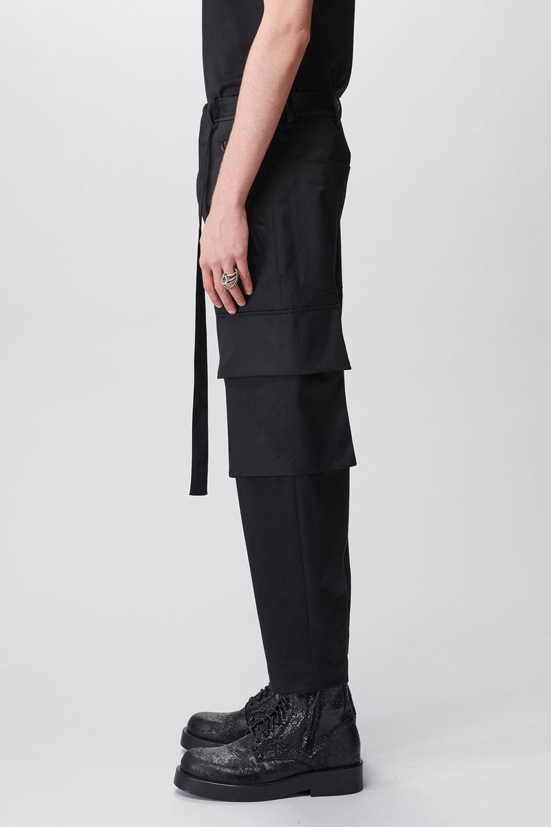 Marcel Standard Tapered Combat Trousers Drill Cotton Washed - 2