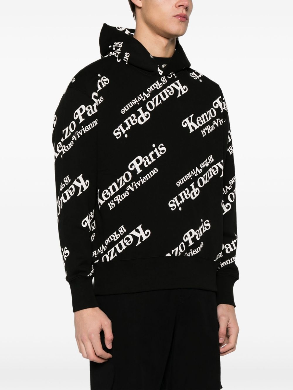 x Verdy printed "Black" hoodie - 3