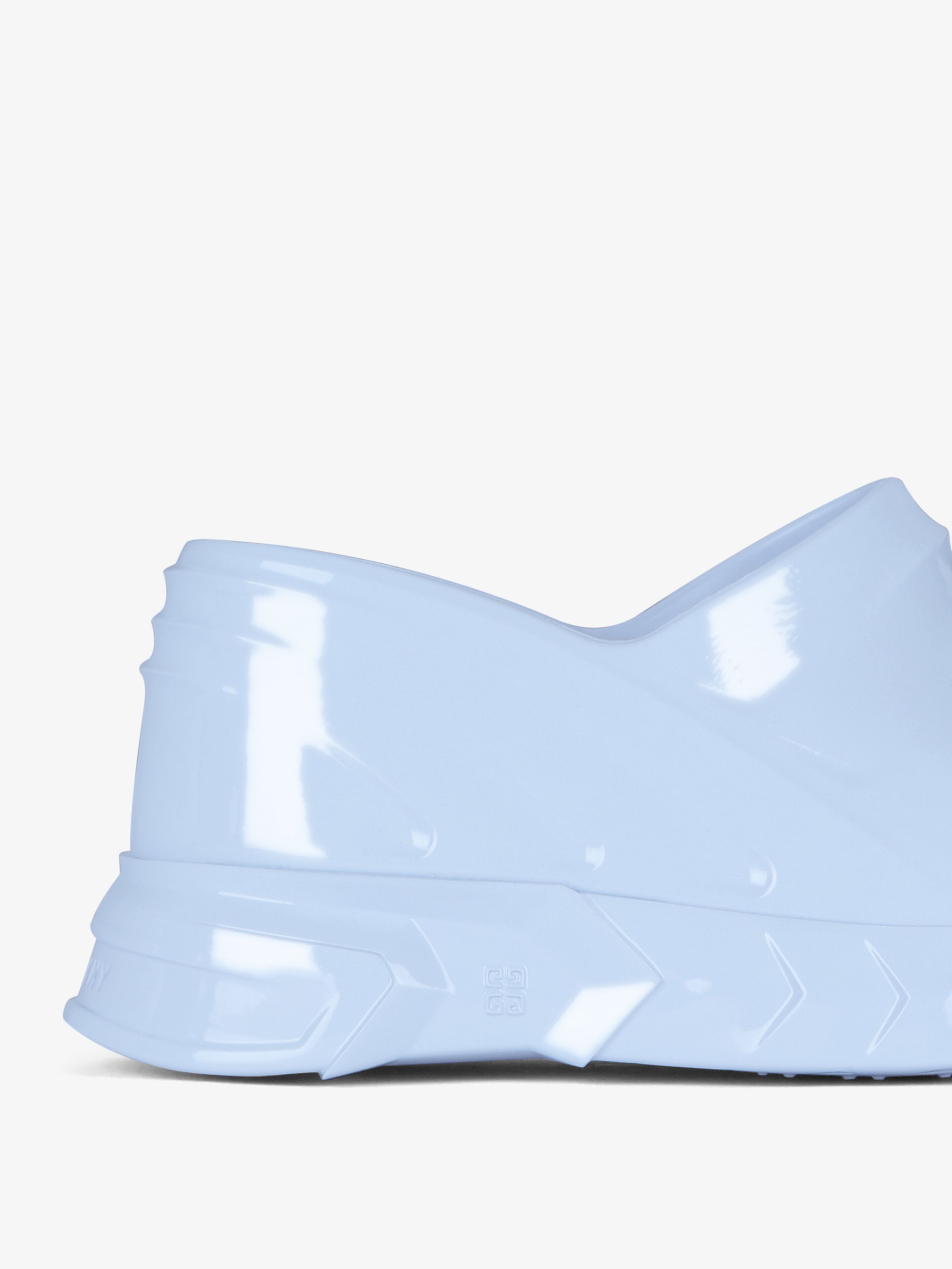 MARSHMALLOW WEDGE SANDALS IN RUBBER - 6