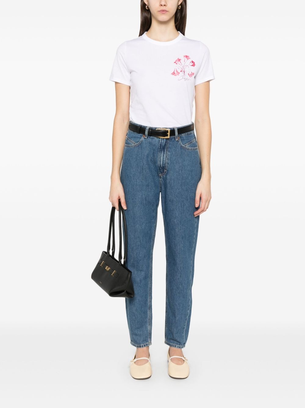 floral-print T-shirt - 2