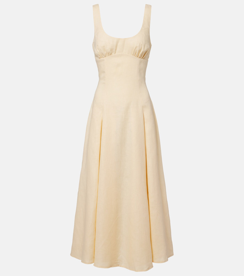 Esme linen midi dress 1