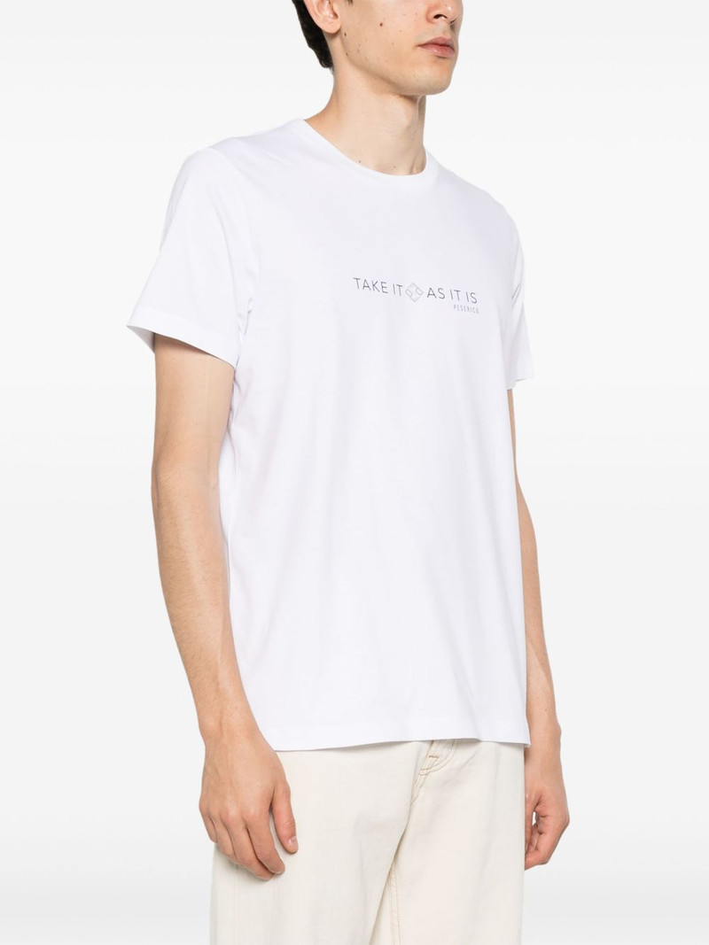 text-print cotton T-shirt 3