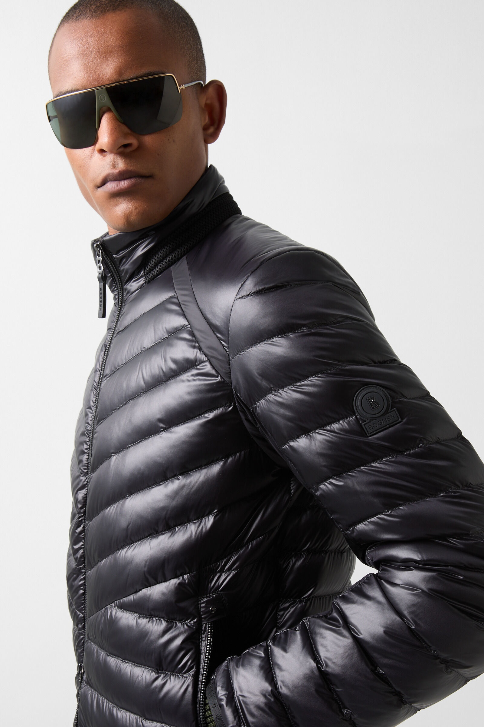 Liman Lightweight down jacket in Black - 6