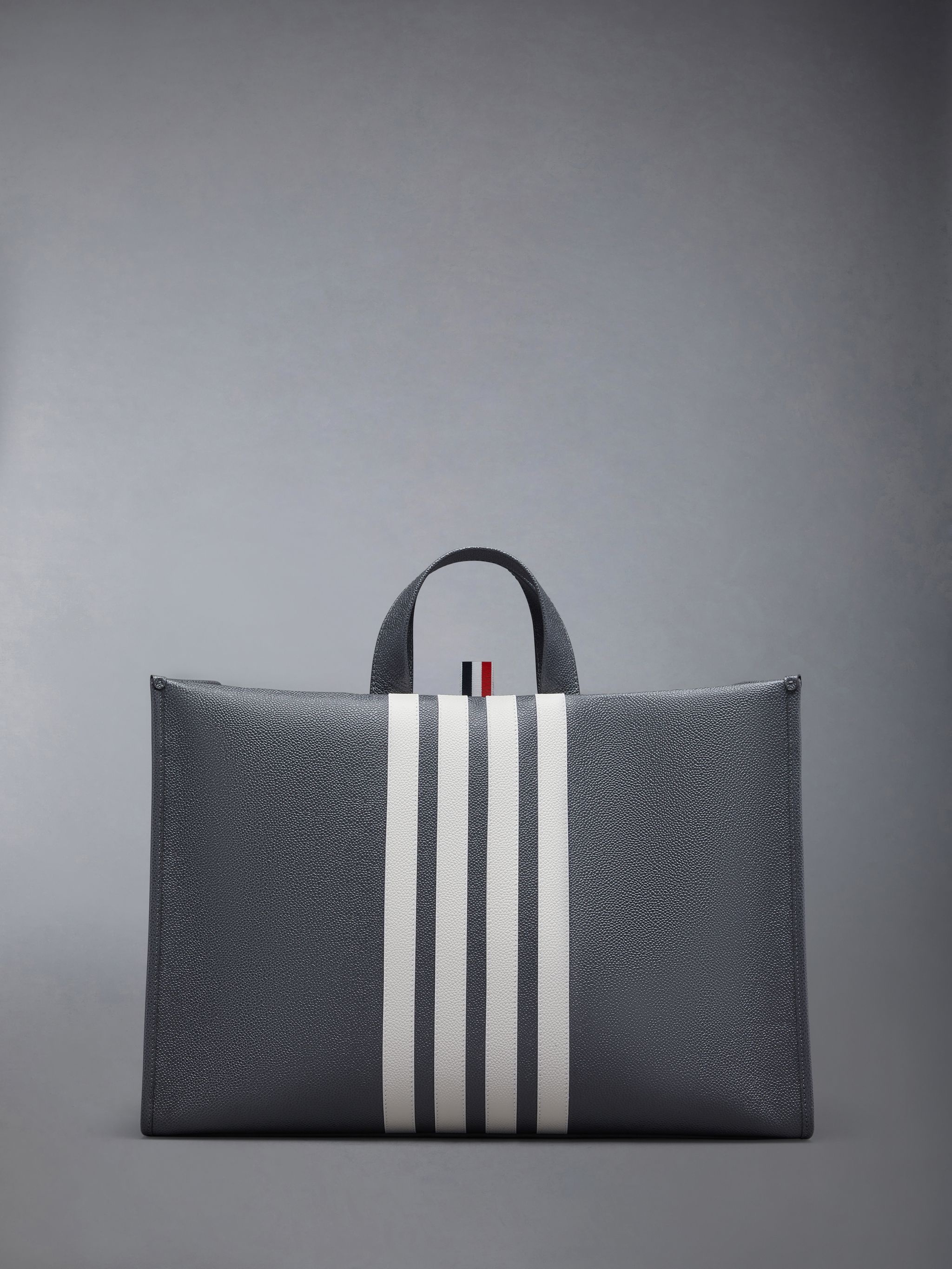 Pebble Grain 4-Bar Squared Tote - 1