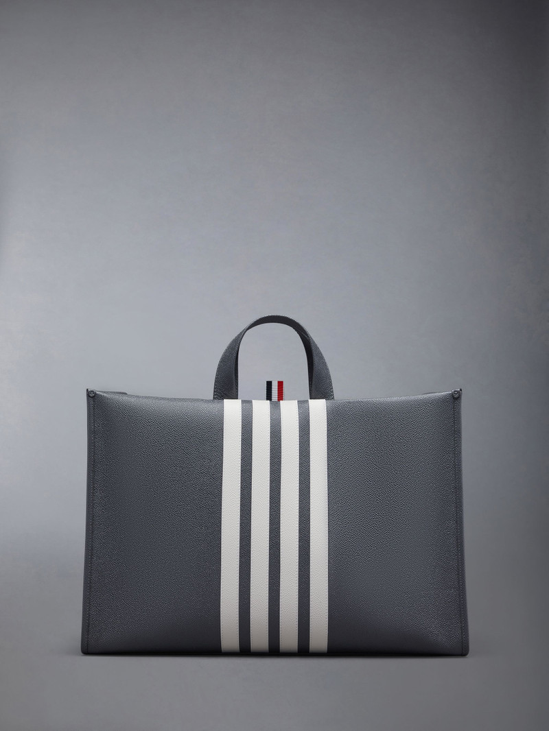 Pebble Grain 4-Bar Squared Tote 1