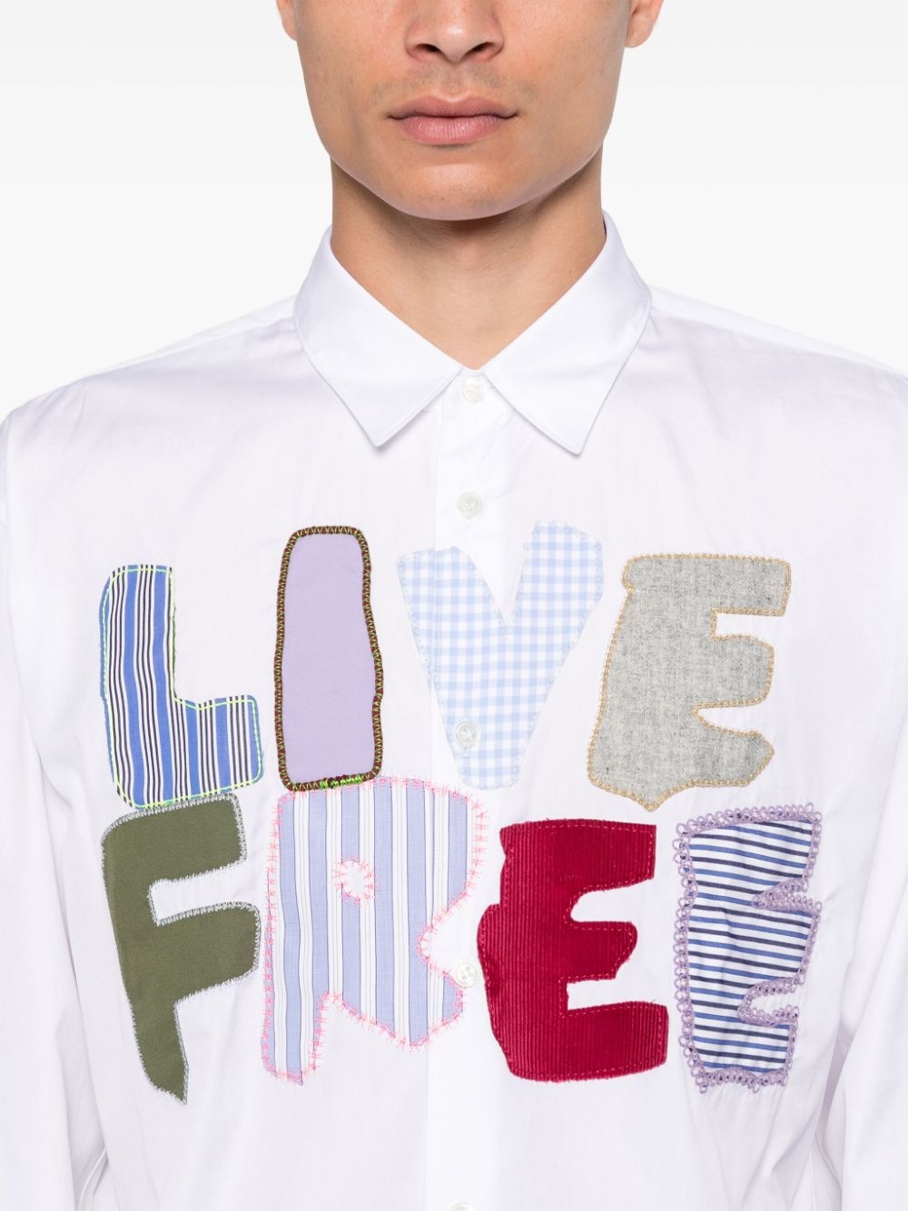 PATCH-LETTERING SHIRT - 5
