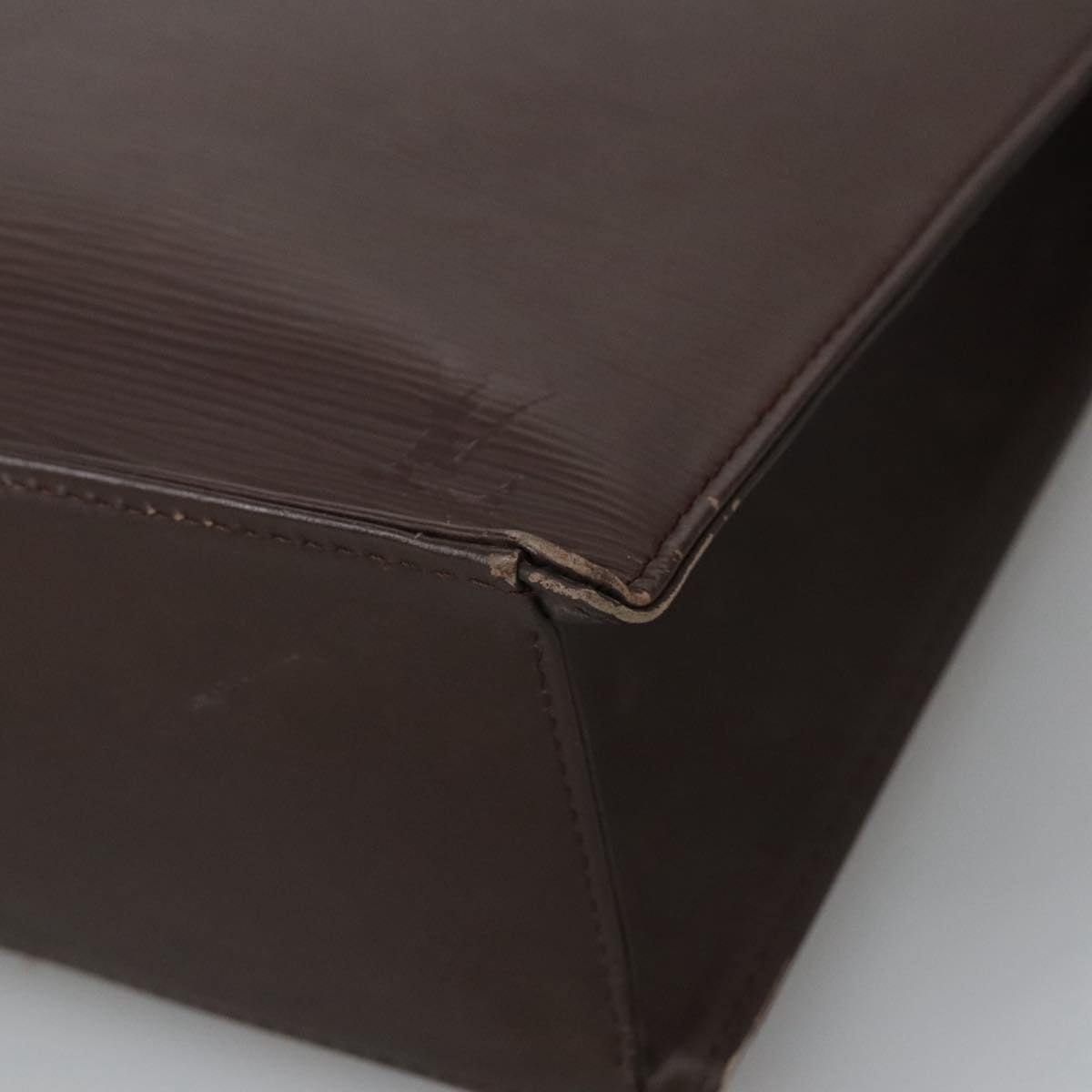 LOUIS VUITTON Epi Sac Plat Hand Bag Mocha Brown M5908d M5908d - 9
