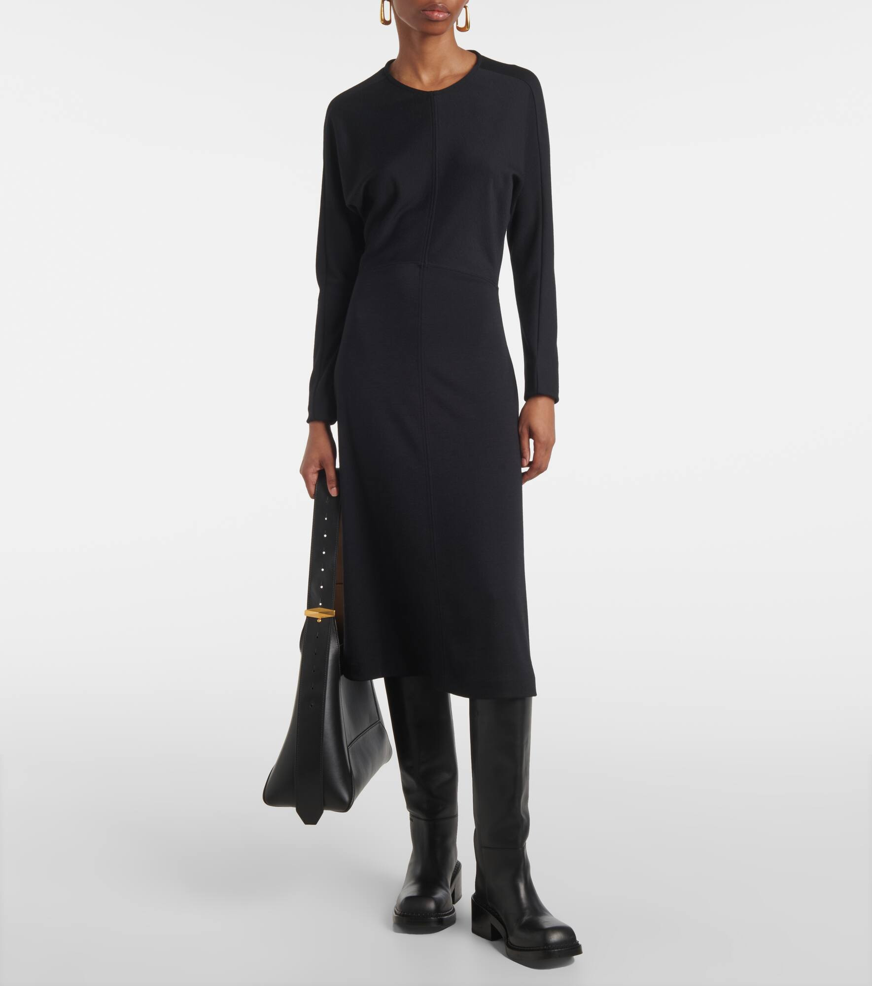 Wool midi dress - 6