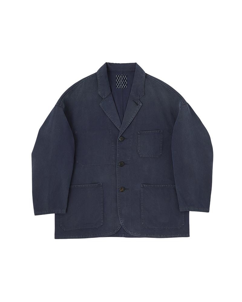 HAMMONS CHORE JKT DMGD INDIGO - 1