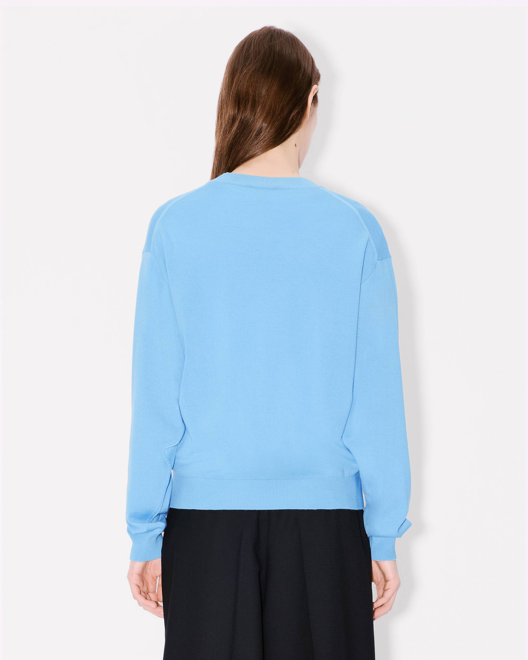 'Boke Flower' embroidered jumper in Merino wool - 4